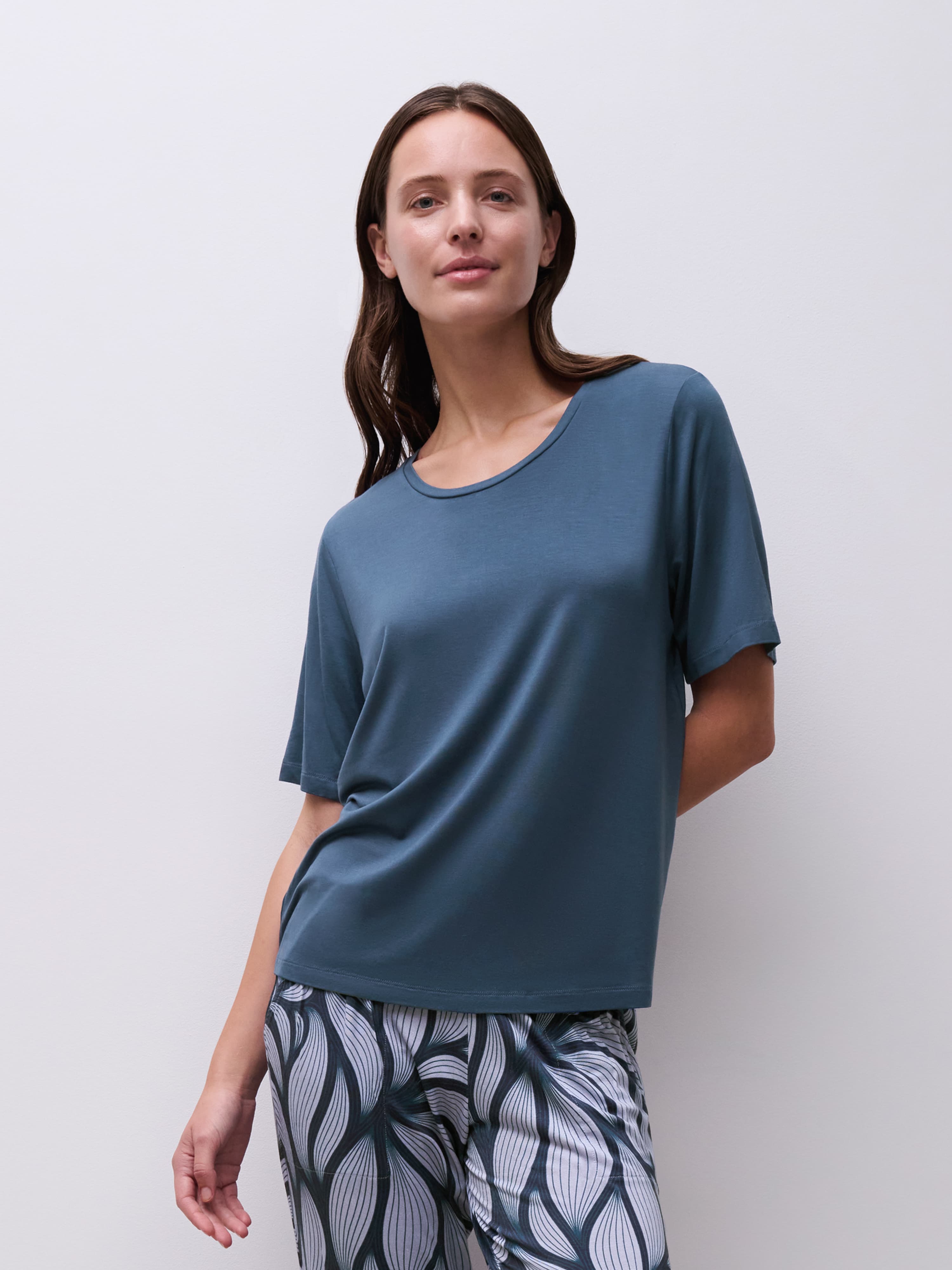 Top korte mouw - Dark Denim