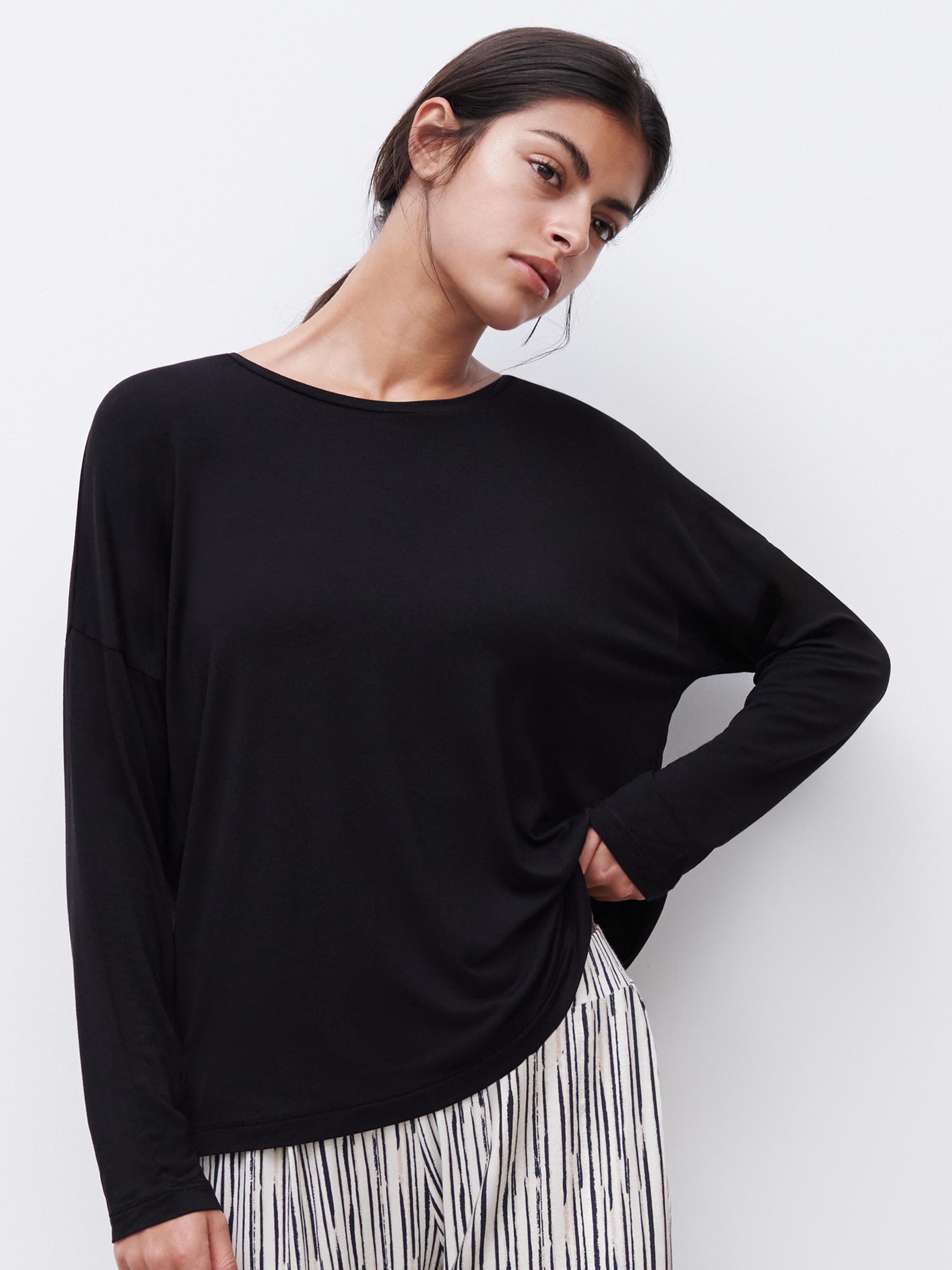 Yara top ls - Black