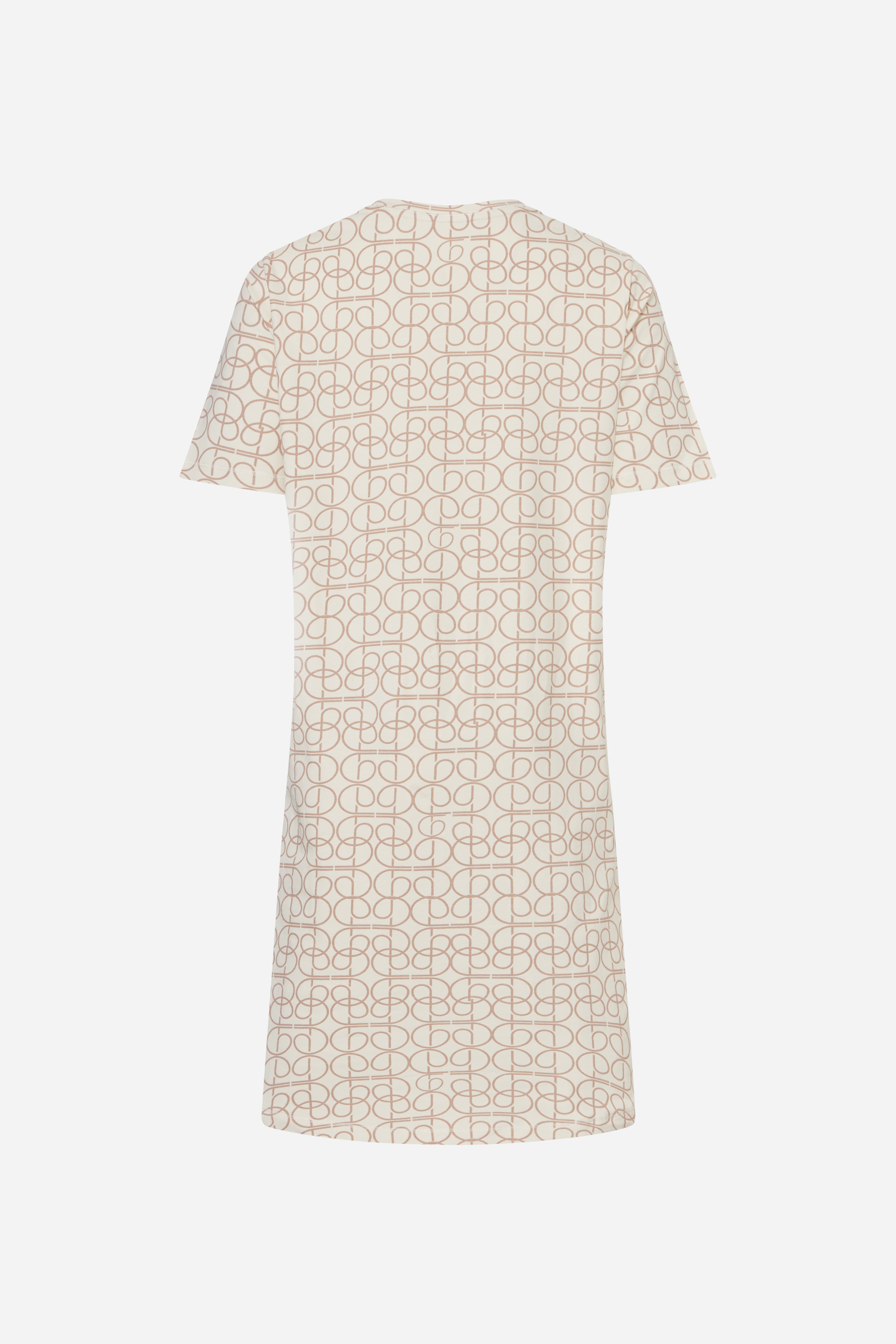 Nachthemd korte mouw - Beige Curves