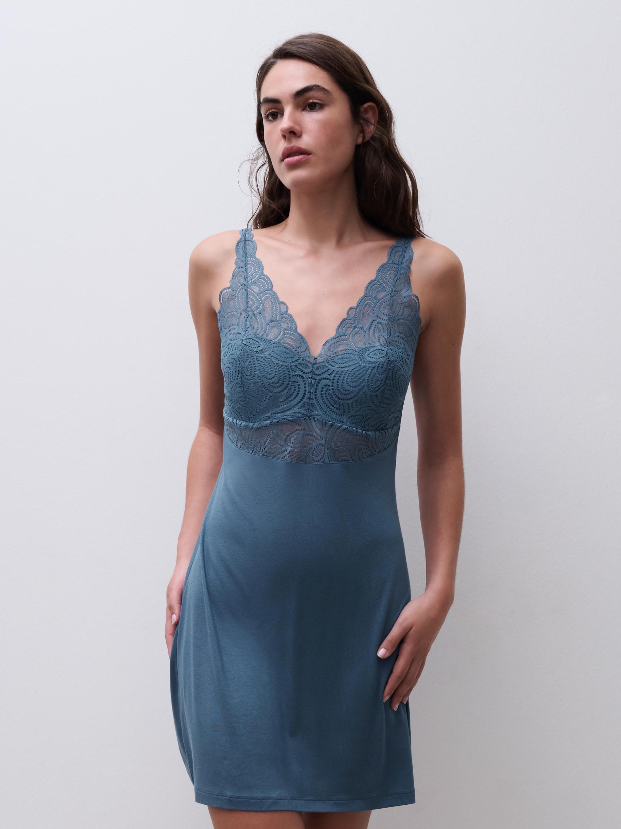 Slipdress - Jeans Blue
