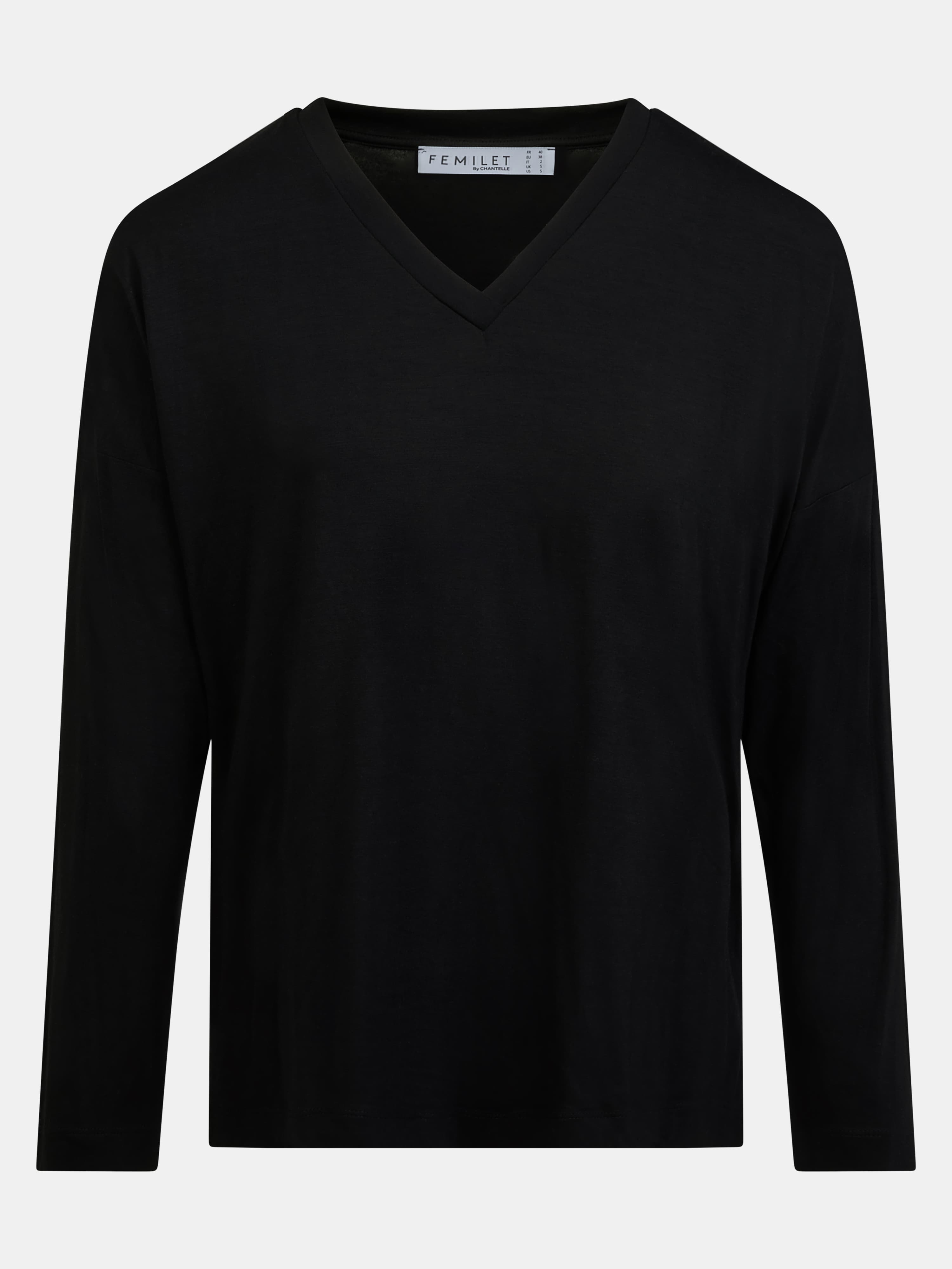 Top lange mouw - Onyx