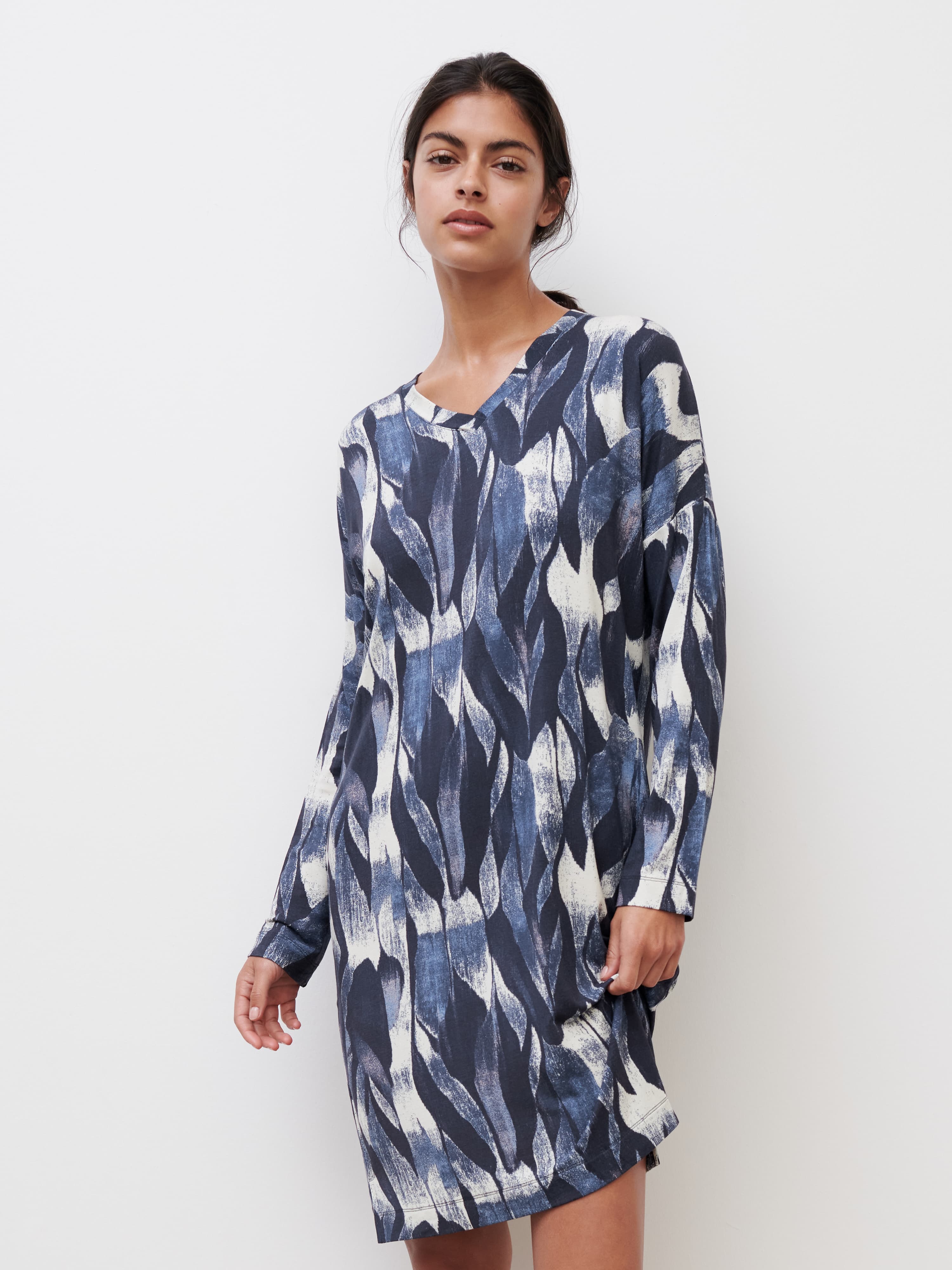 Loraine nightgown ls - Floral print