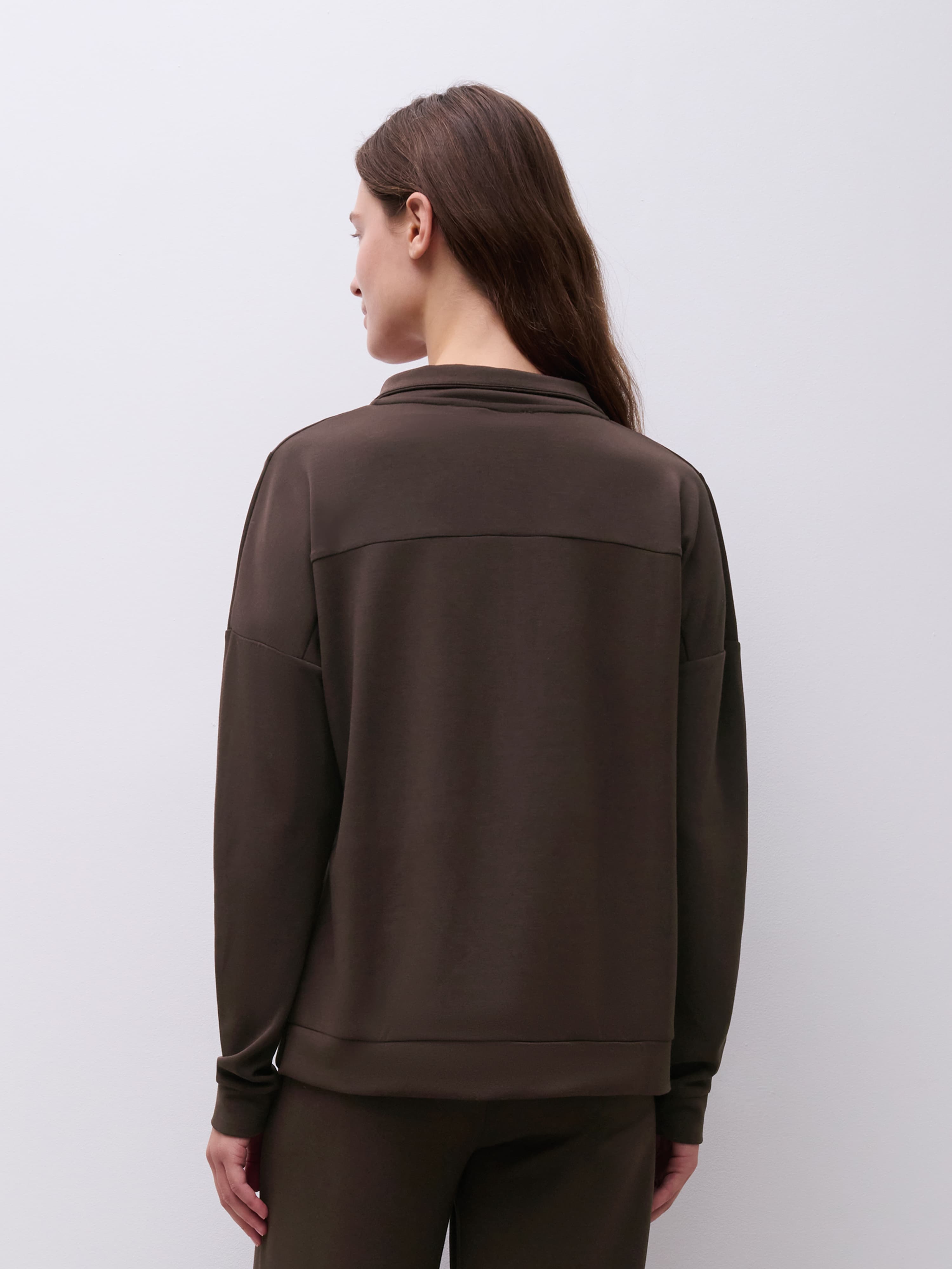 Sweater lange mouw - Ebony