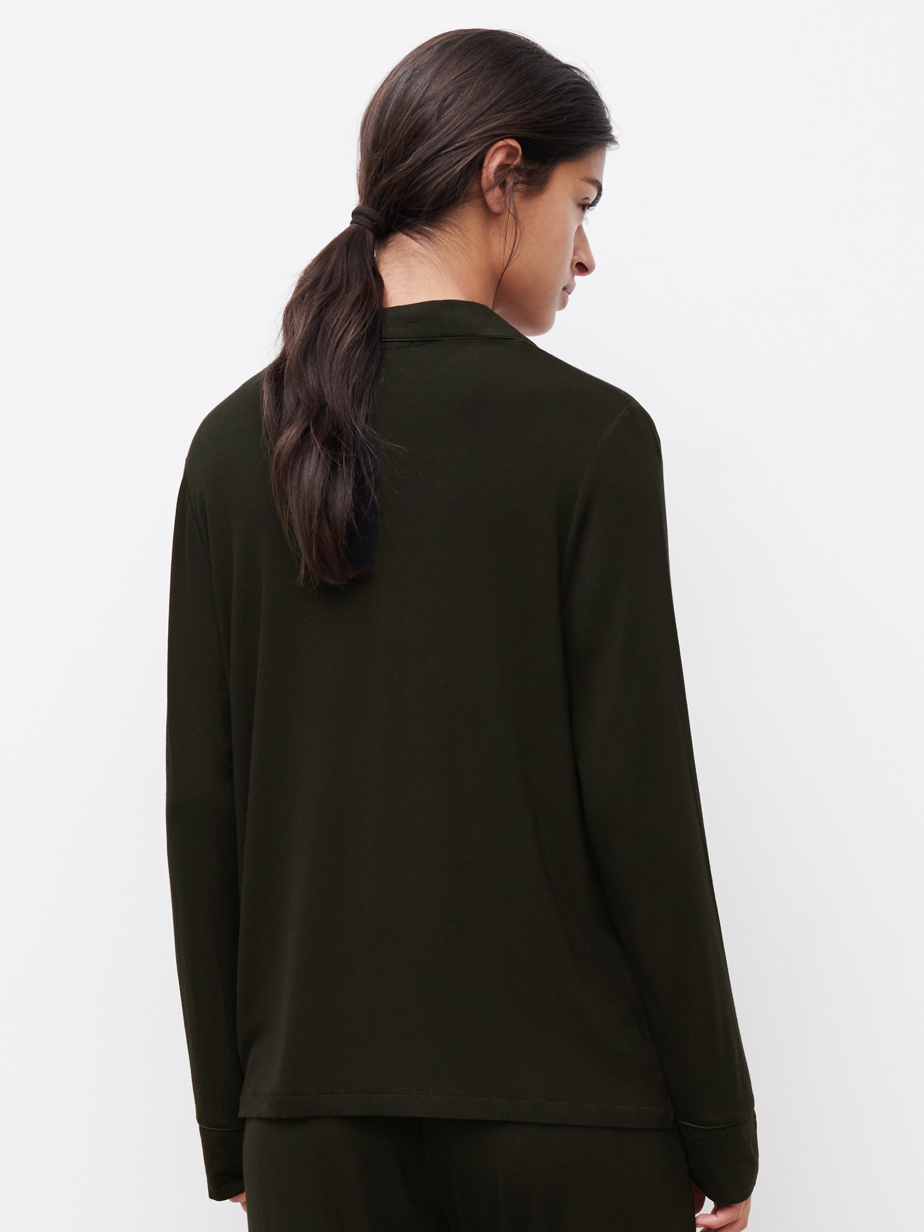 Daisy top ls - Zwart