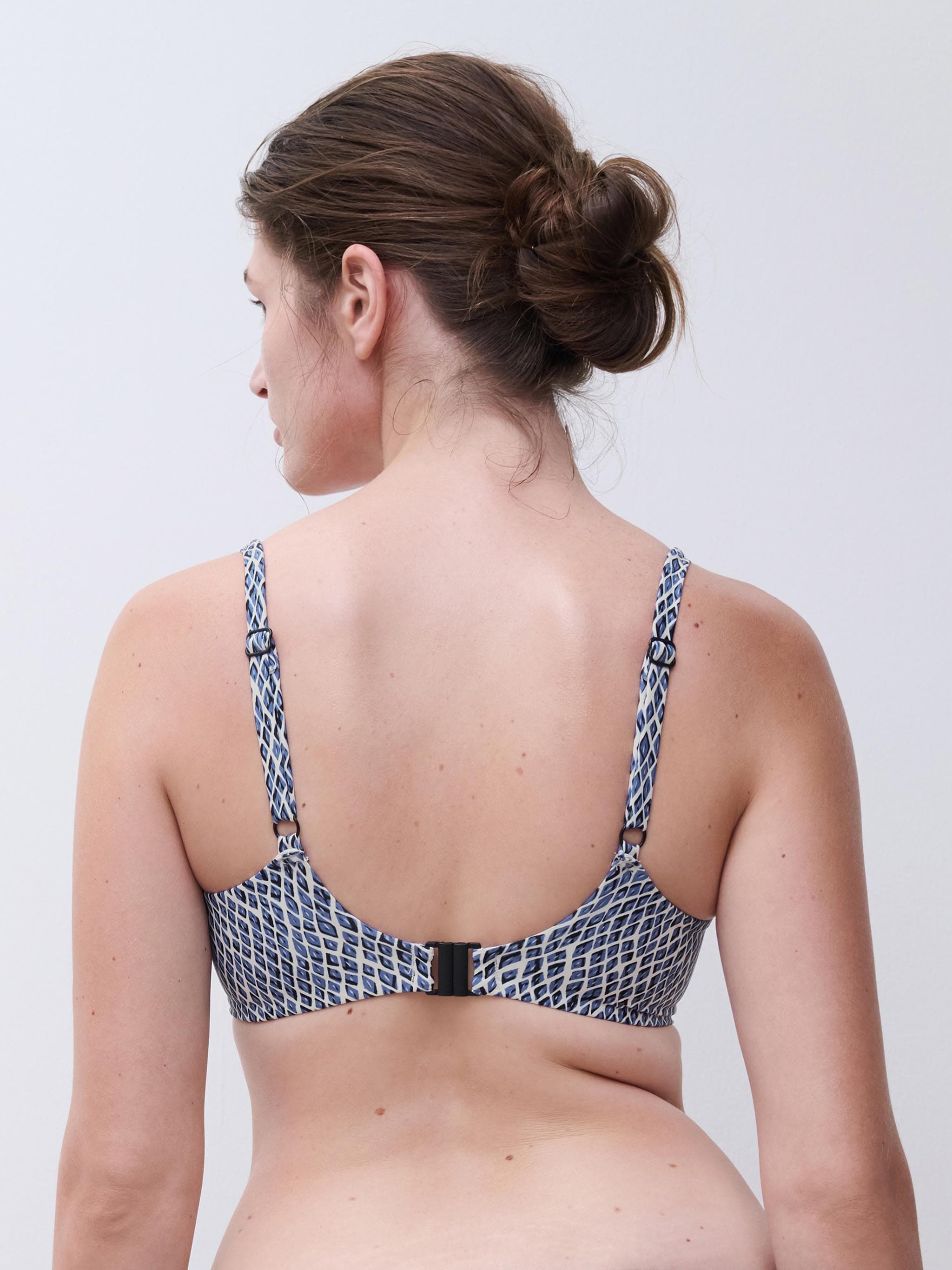 Niet voorgevormde bikinitop - Blue Reptile