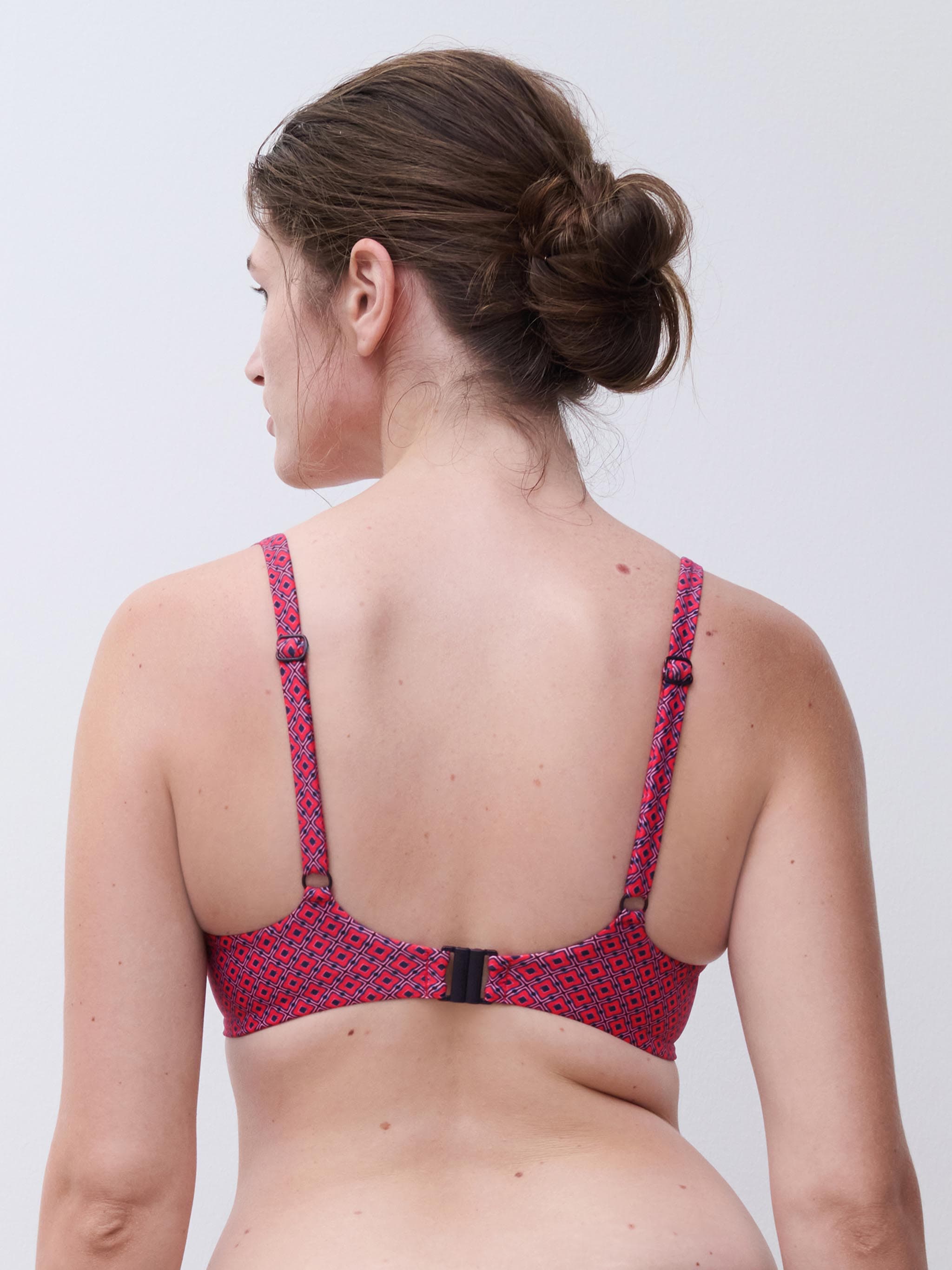Voorgevormde bikini top - Tie print