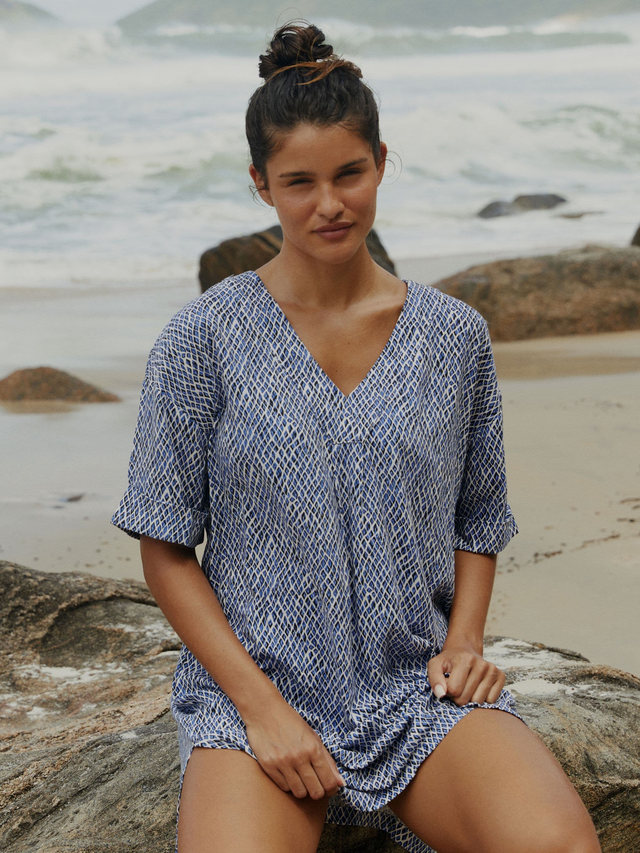 Strandtuniek - Blue Reptile