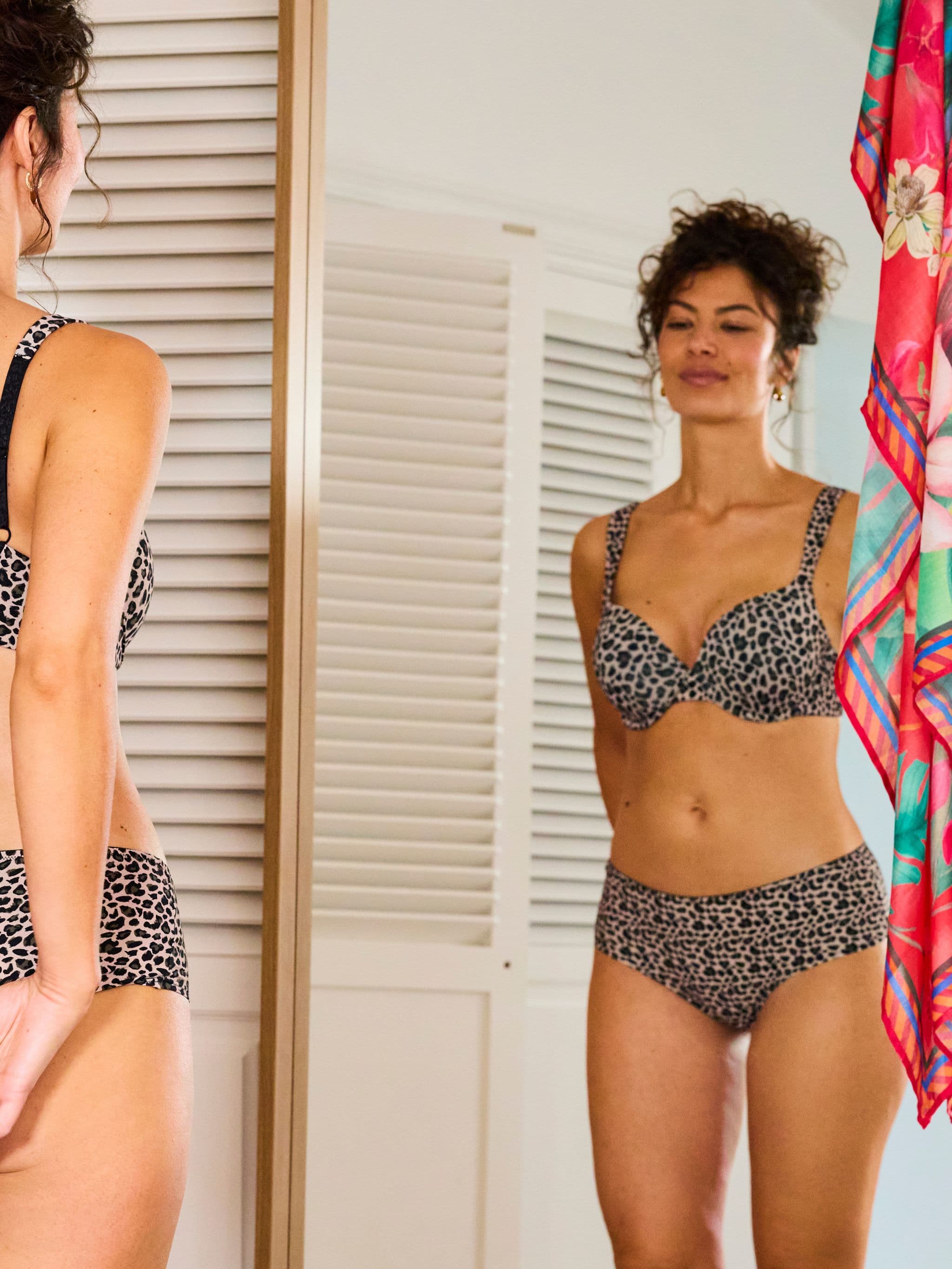 Lindsey T-shirt BH - Safari leopard