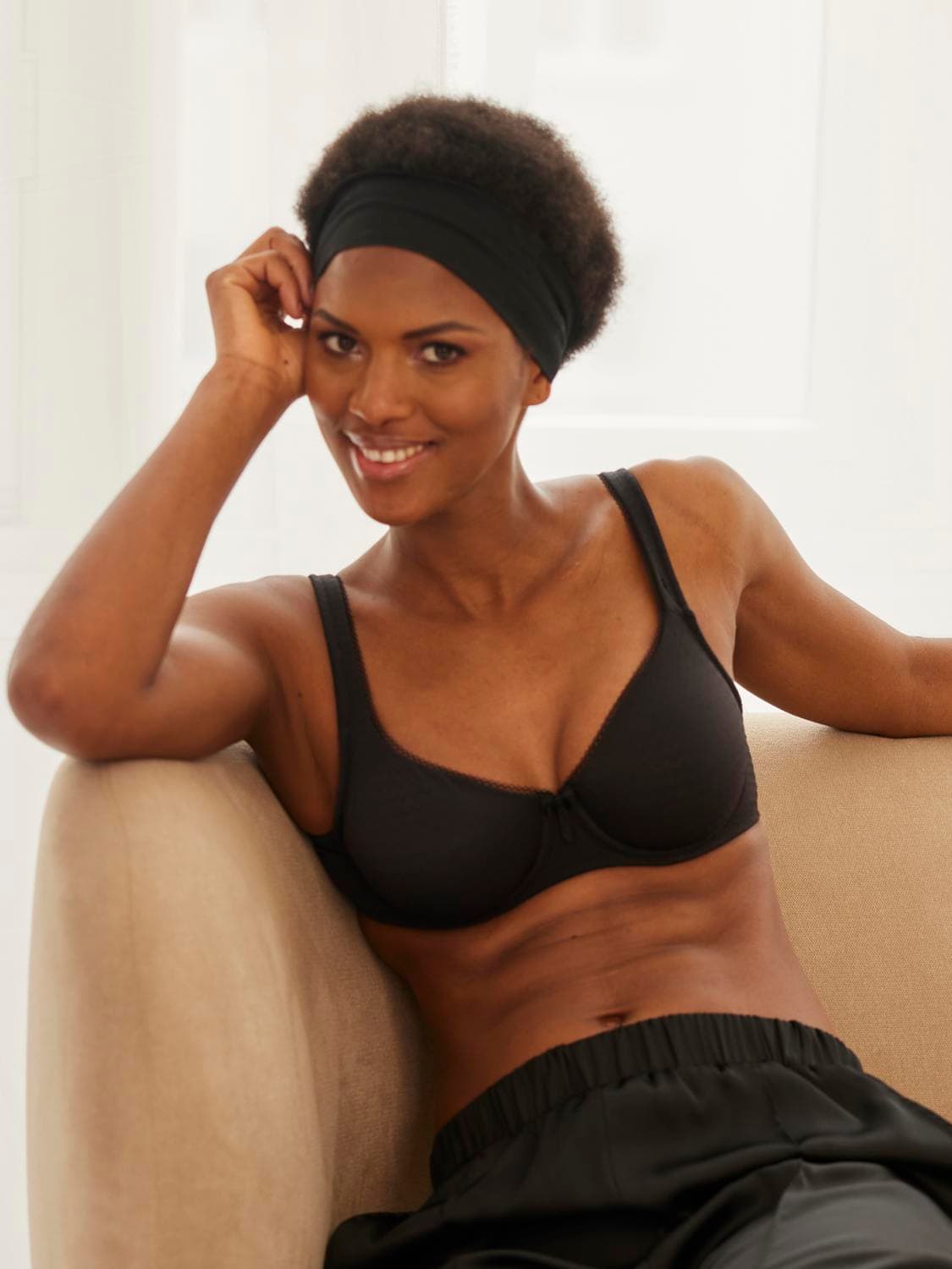 Niet Voorgevormde Beugel BH - Zwart