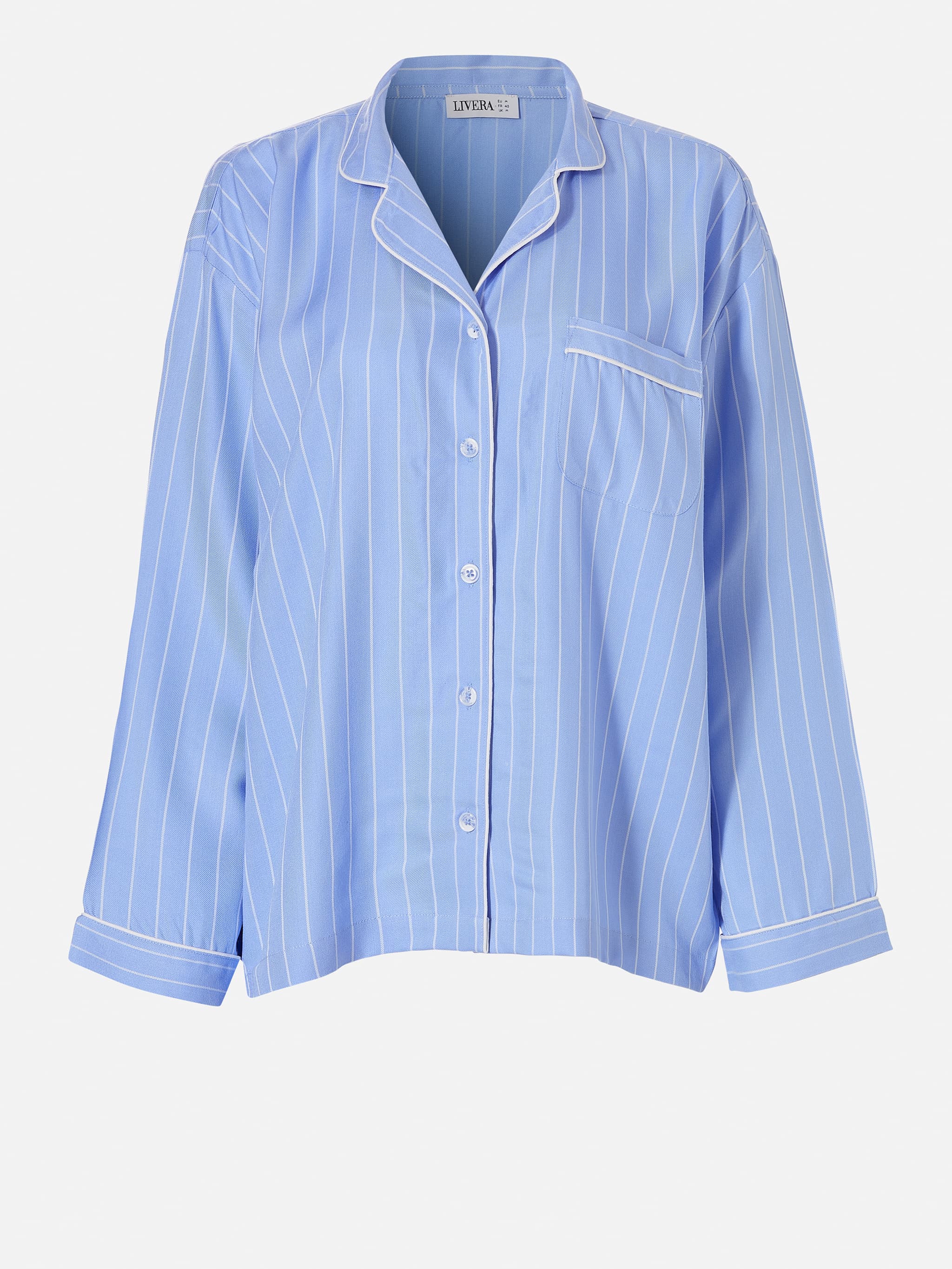 Top lange mouw - Blue lines