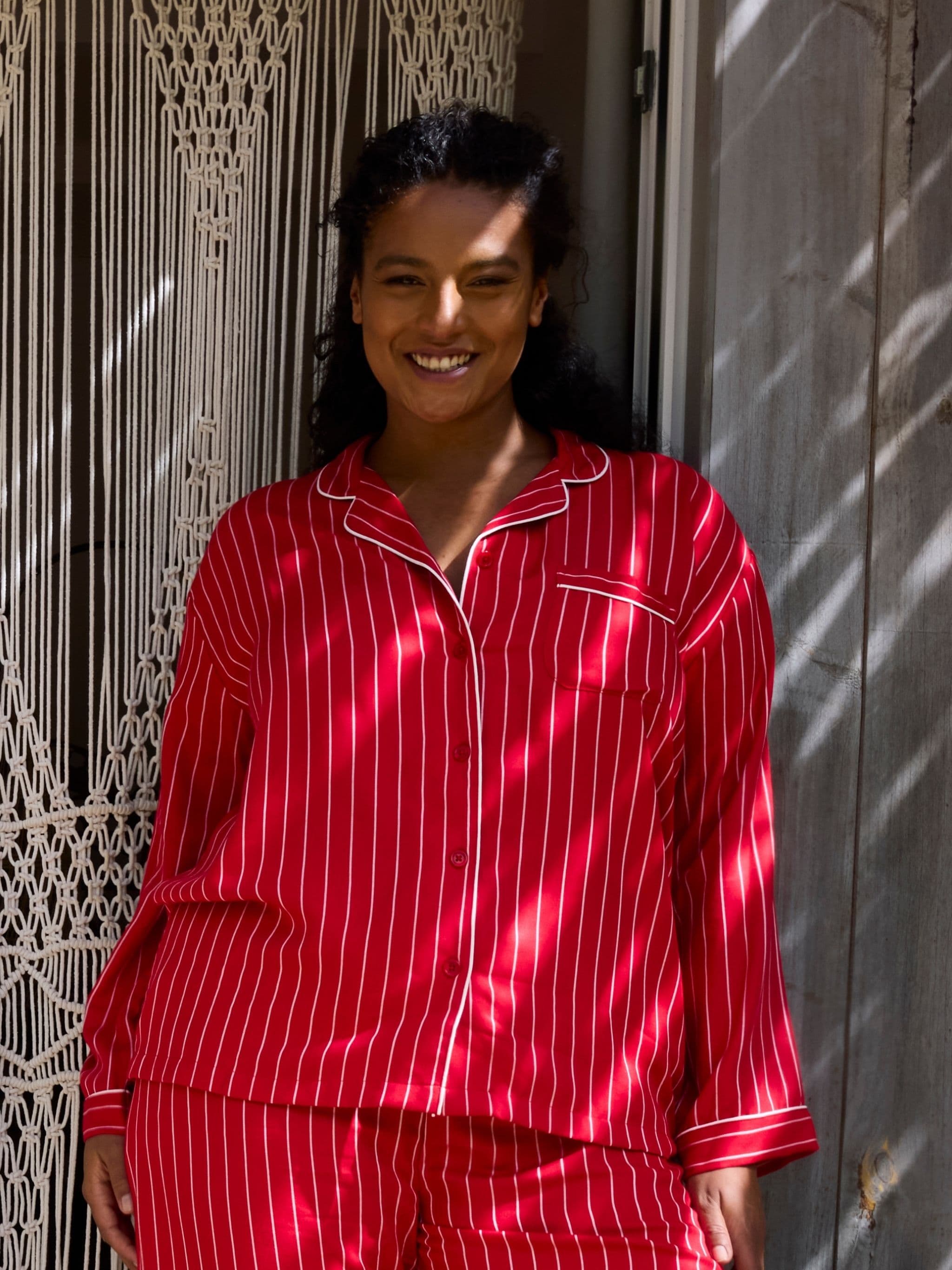 Top lange mouw - Grey Stripes