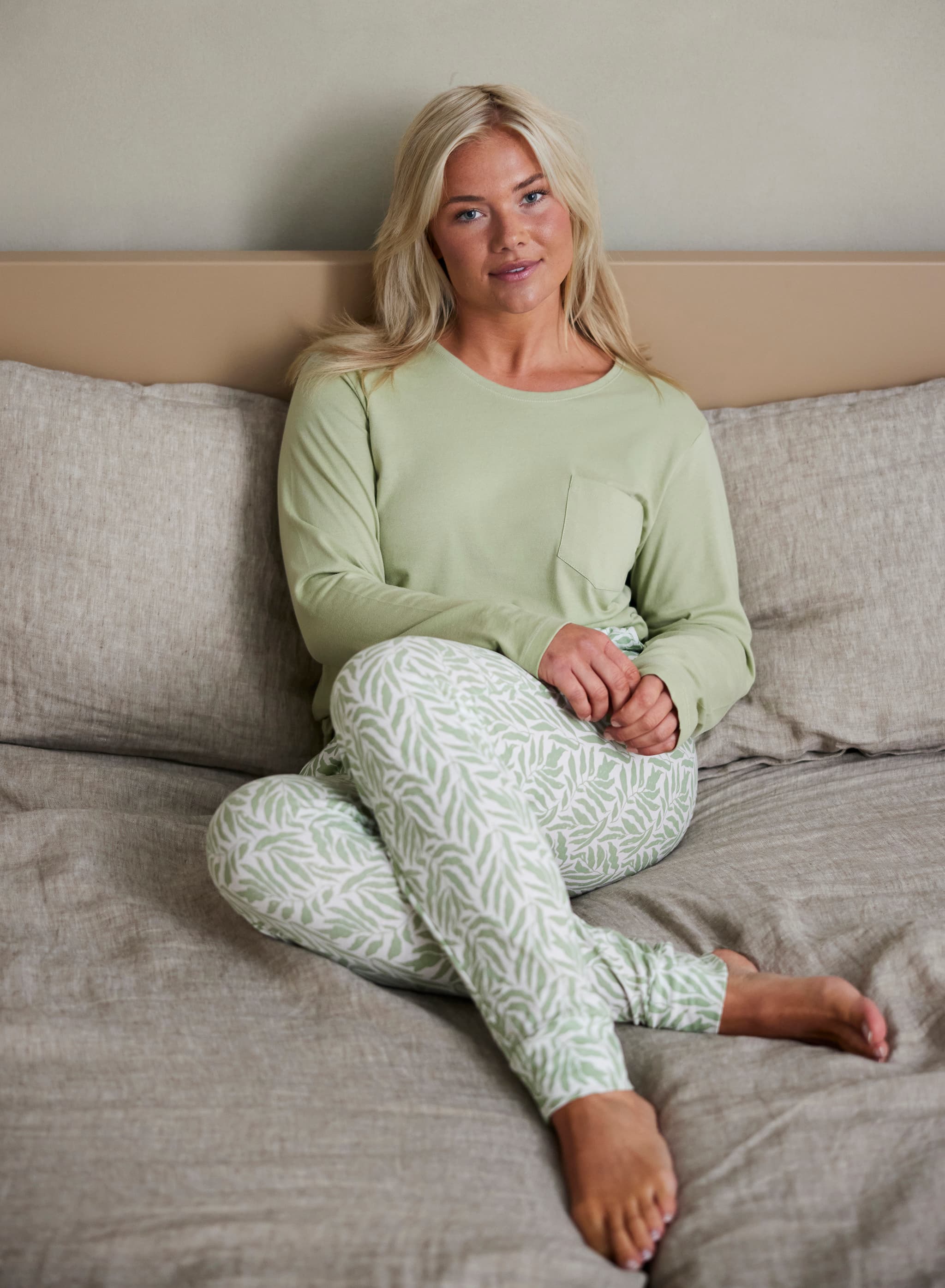 Pyjama set korte mouw - Willow Leaves