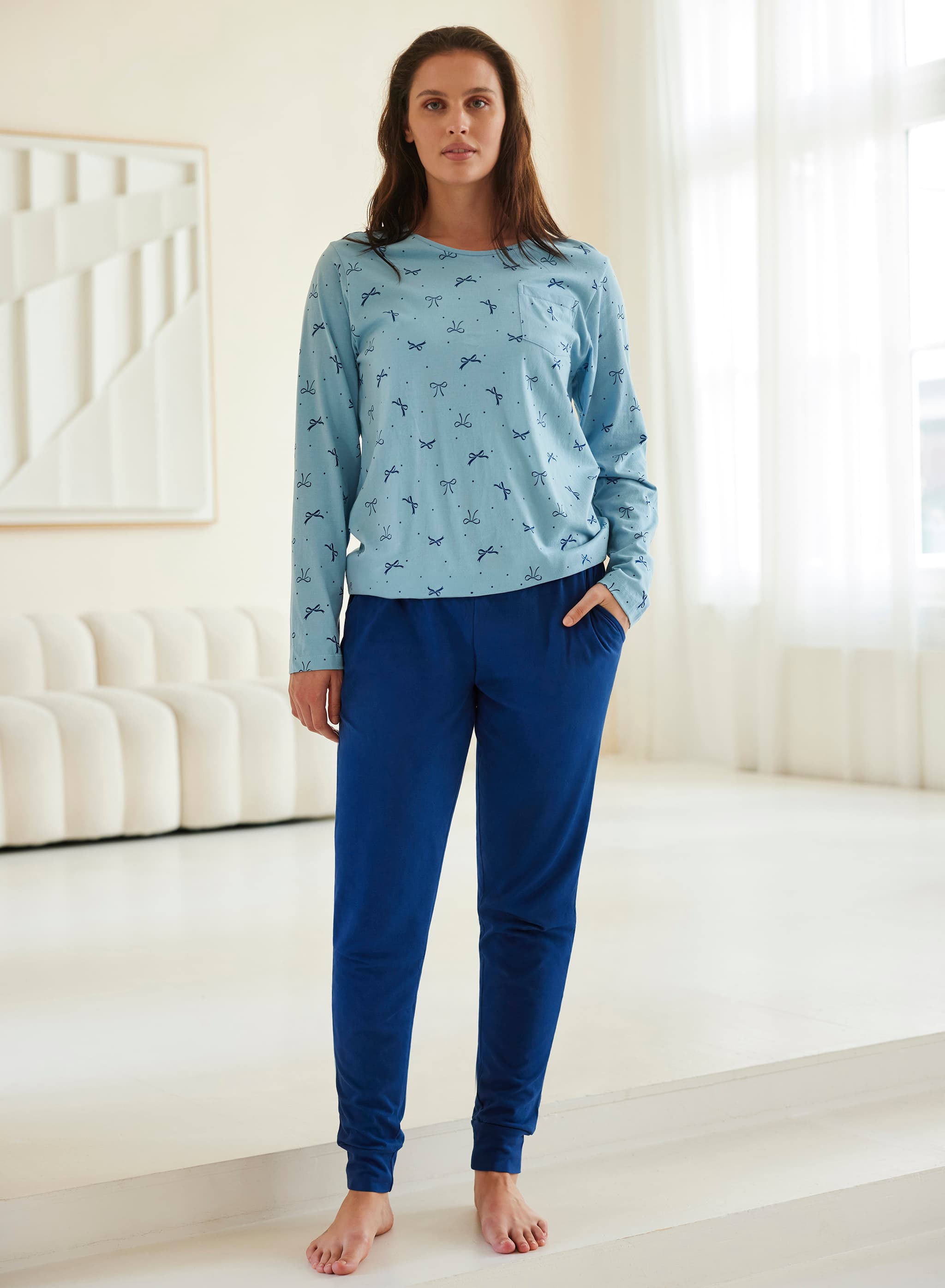 Pyjama lange mouw
