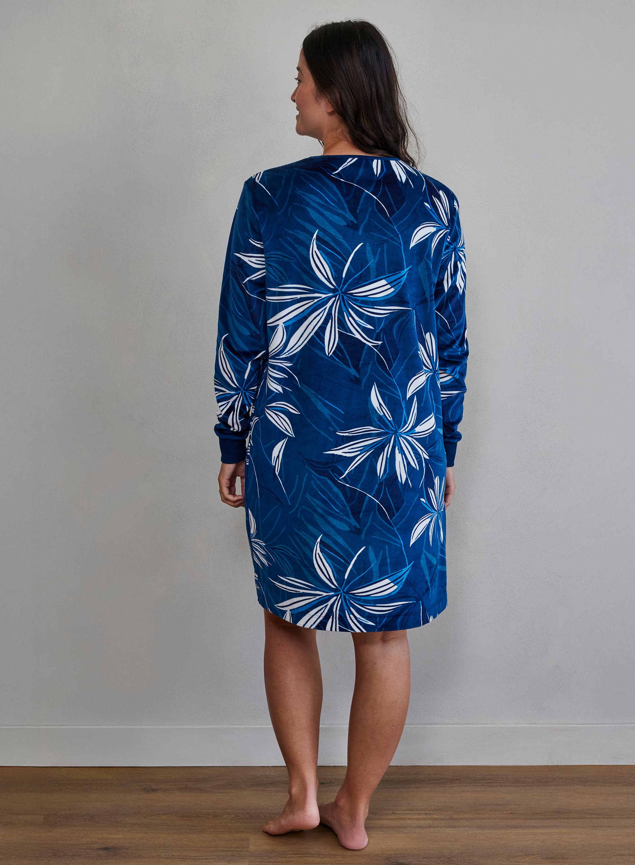 Nachthemd lange mouw - Flower Drawings