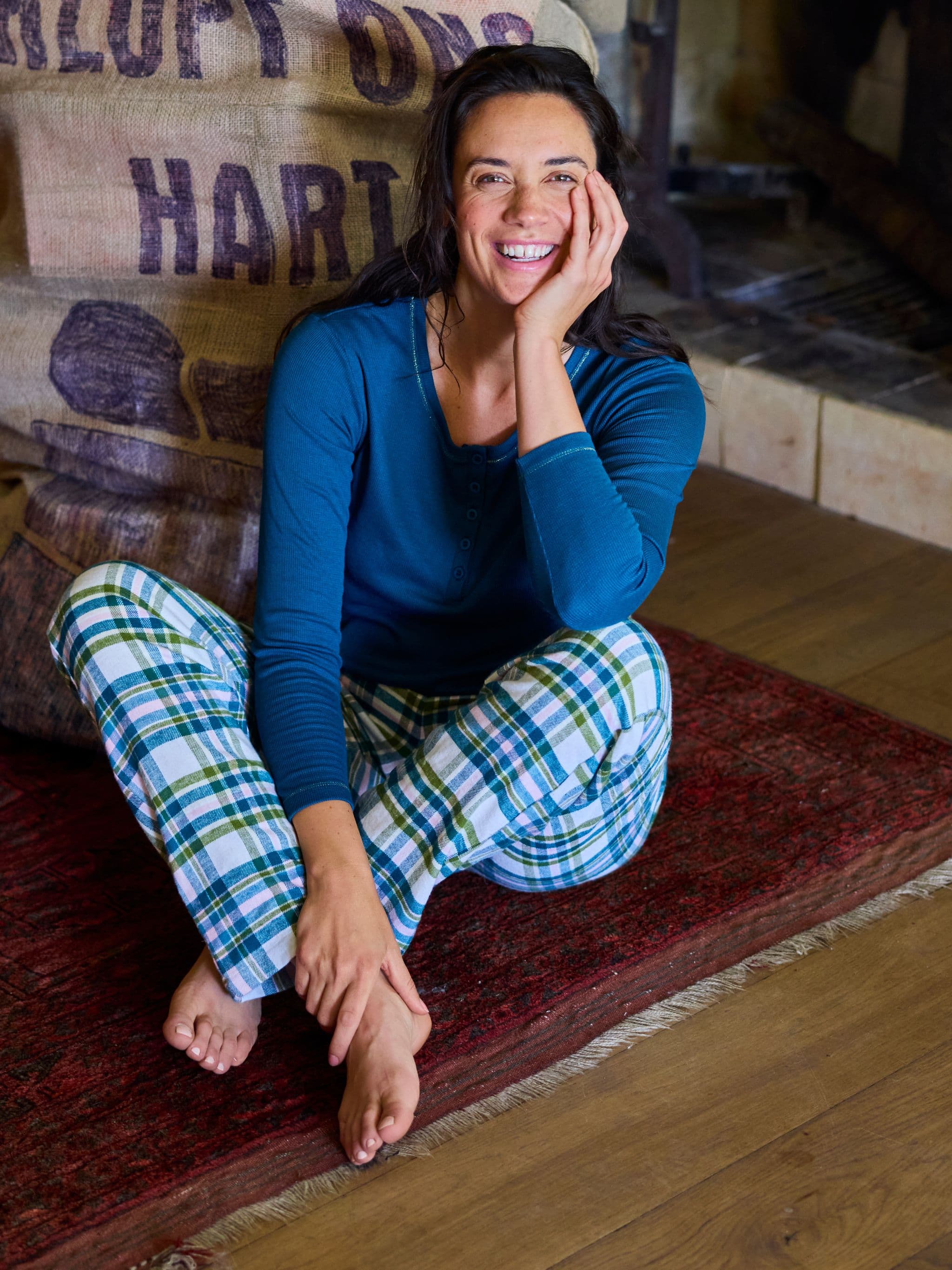 Lange broek - Blue Bird Checks