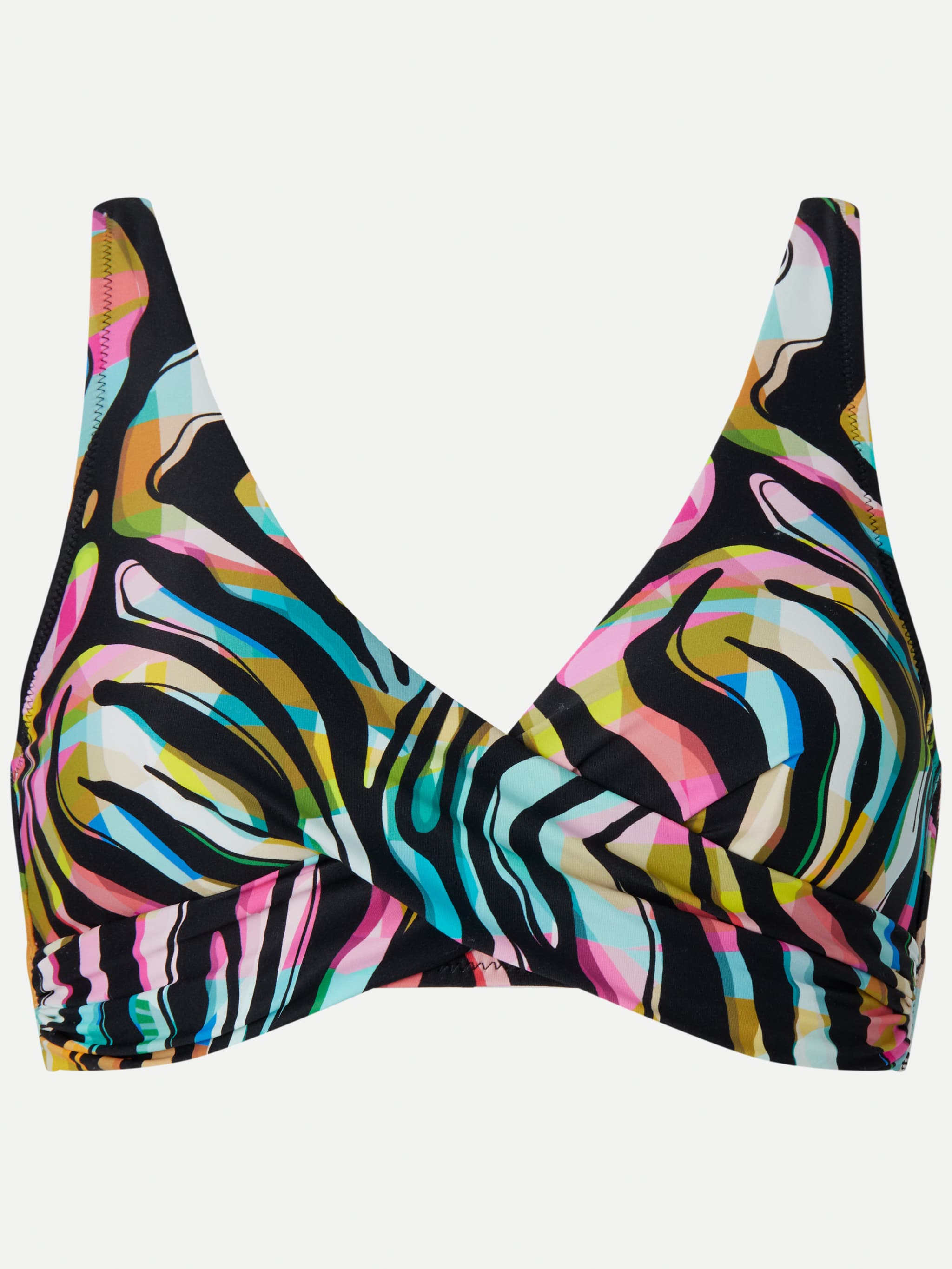 Lieke bikinitop - Colored zebra
