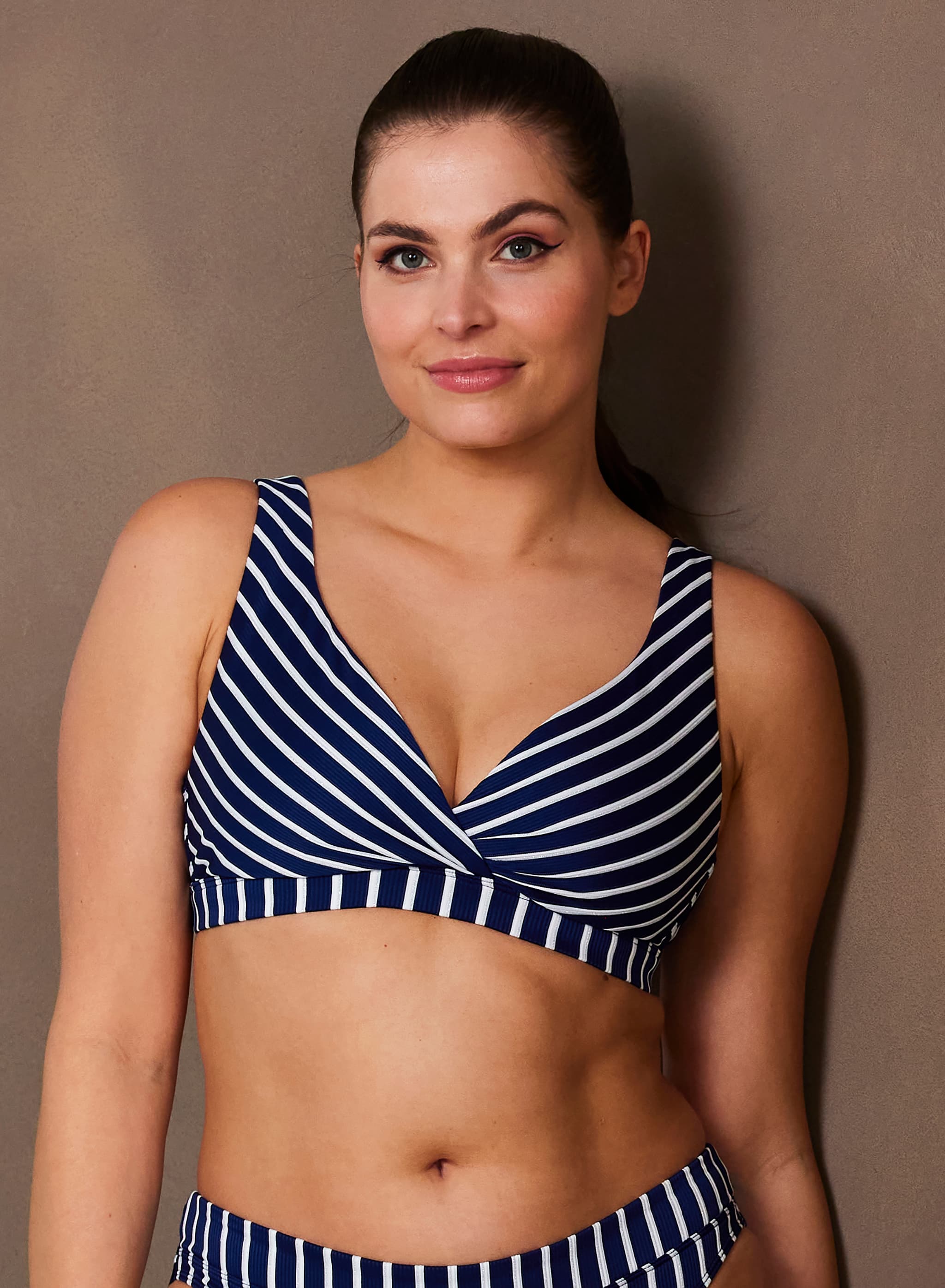 Bobbie bikinitop - STRIPED STRUCTURE