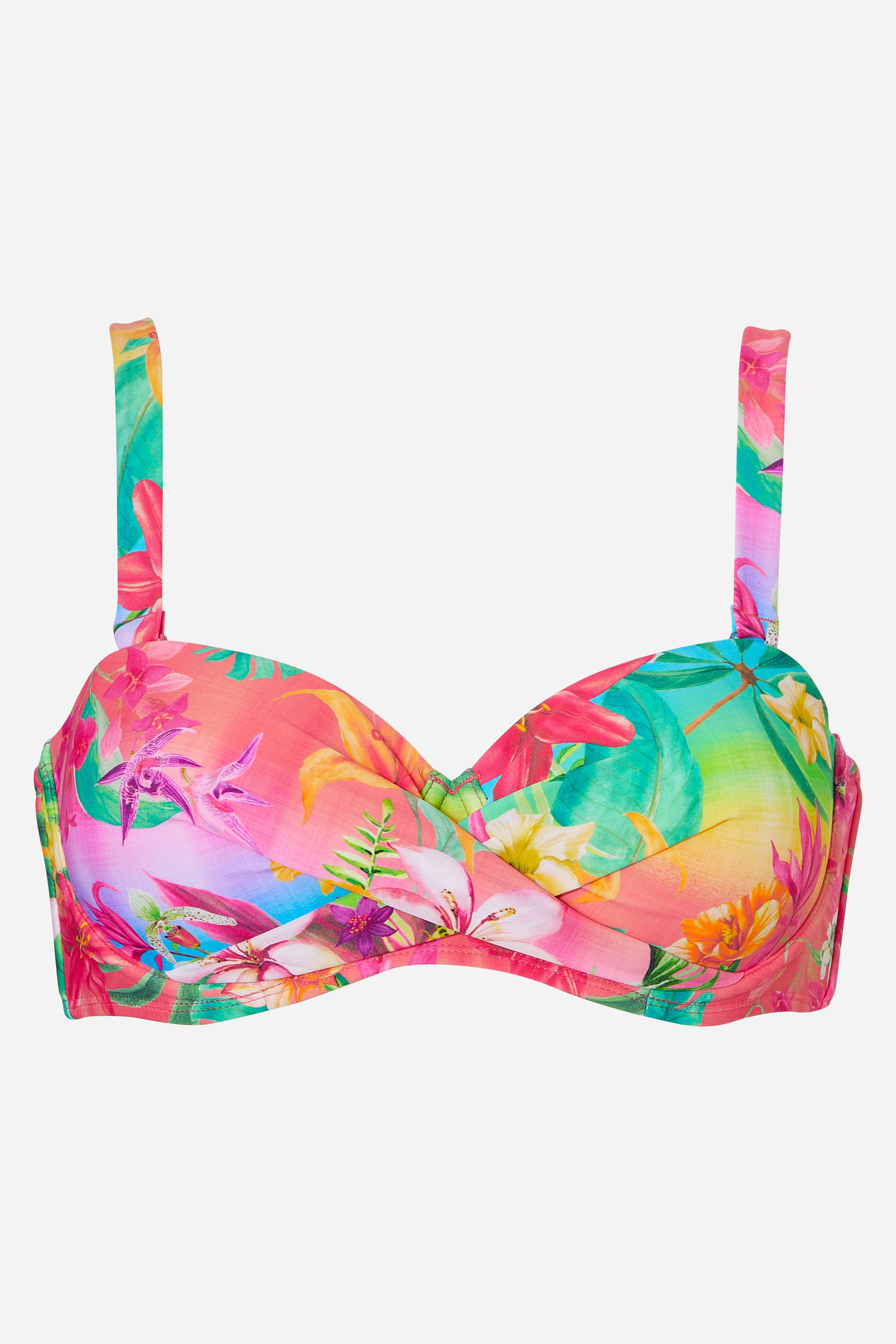 Britt Voorgevormde Bikinitop - TROPICAL BLOOMS