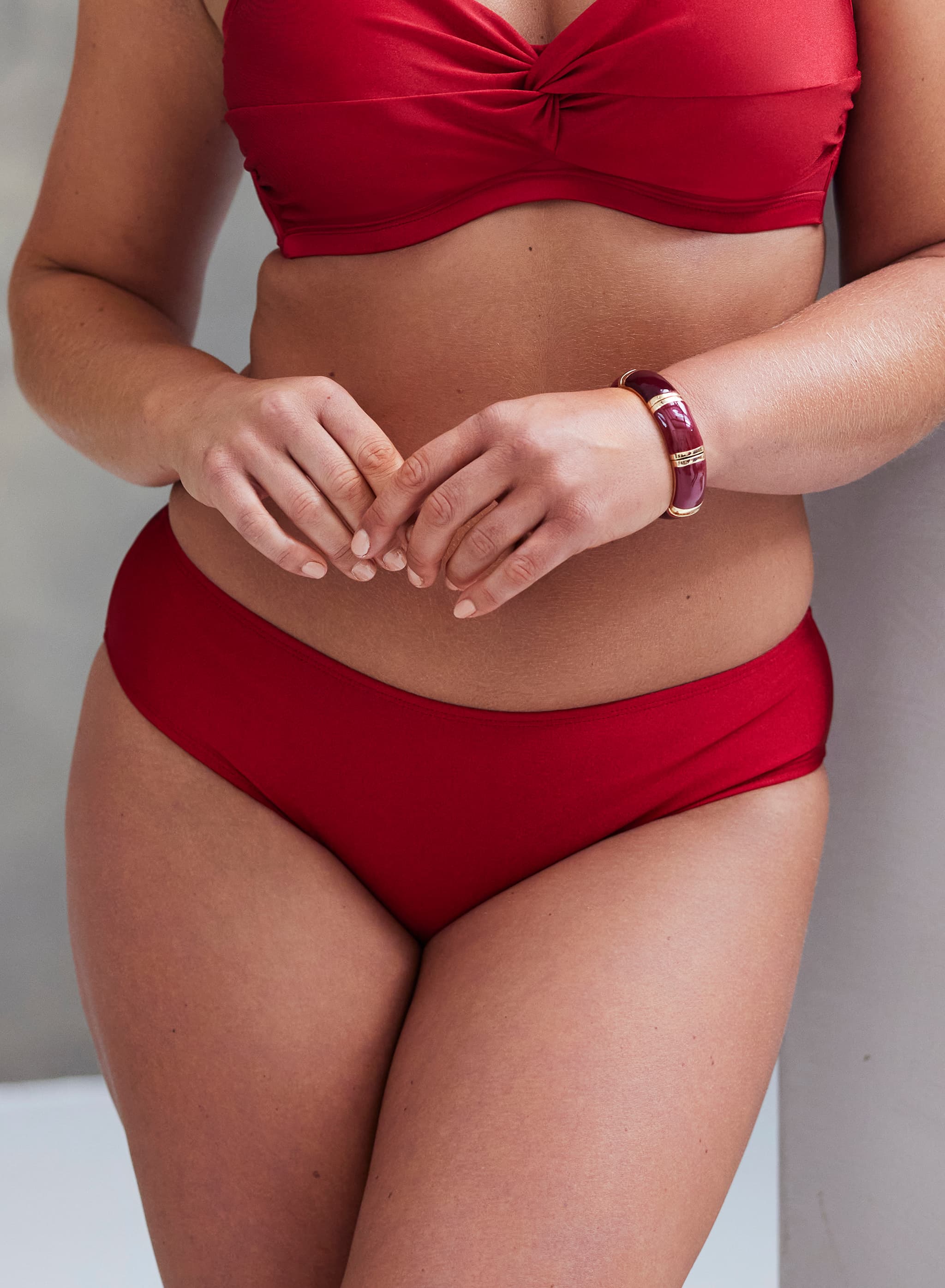 Mid Bikinibroekje - Candy Apple