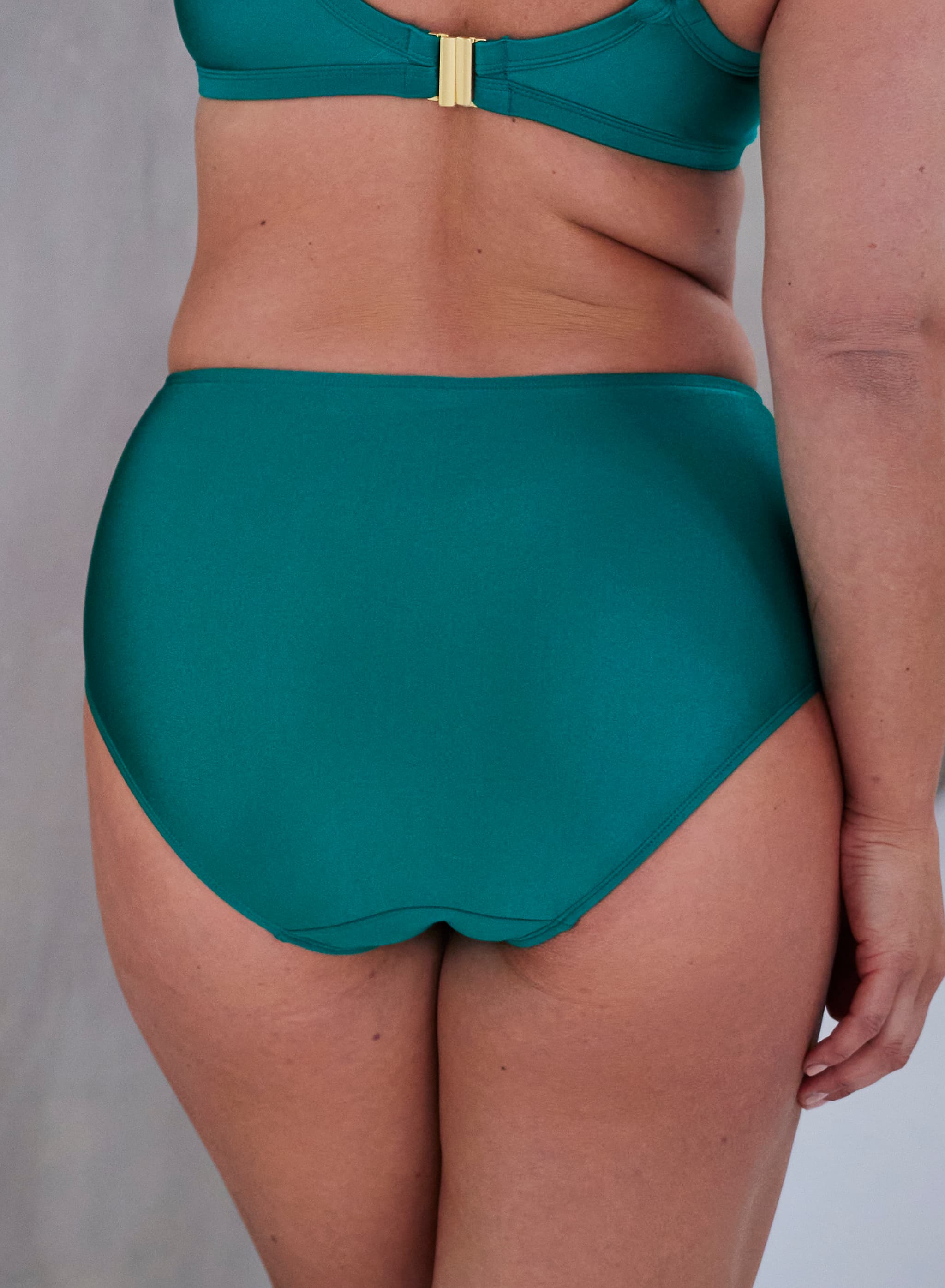 High Waist Bikinibroekje - Racing Green