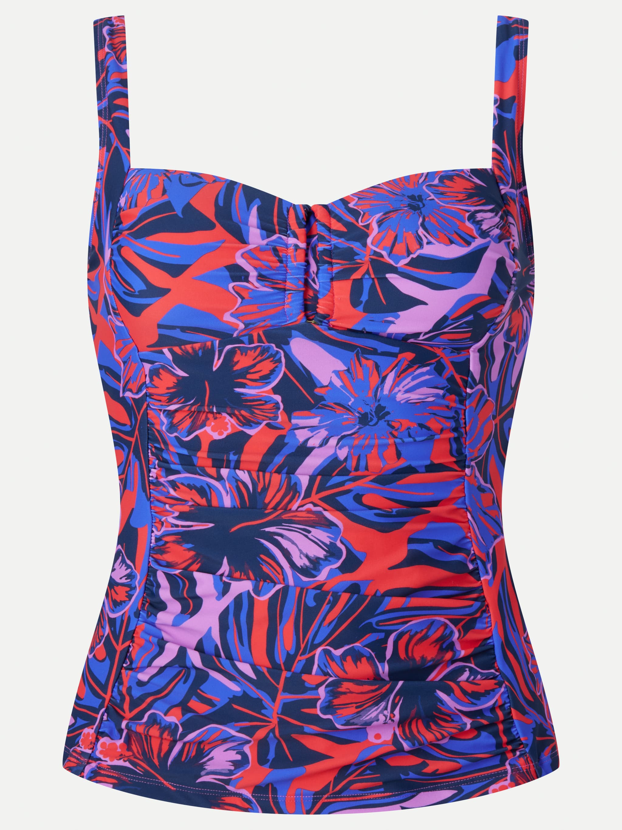 Bodine Tankini - Orange hibiscus
