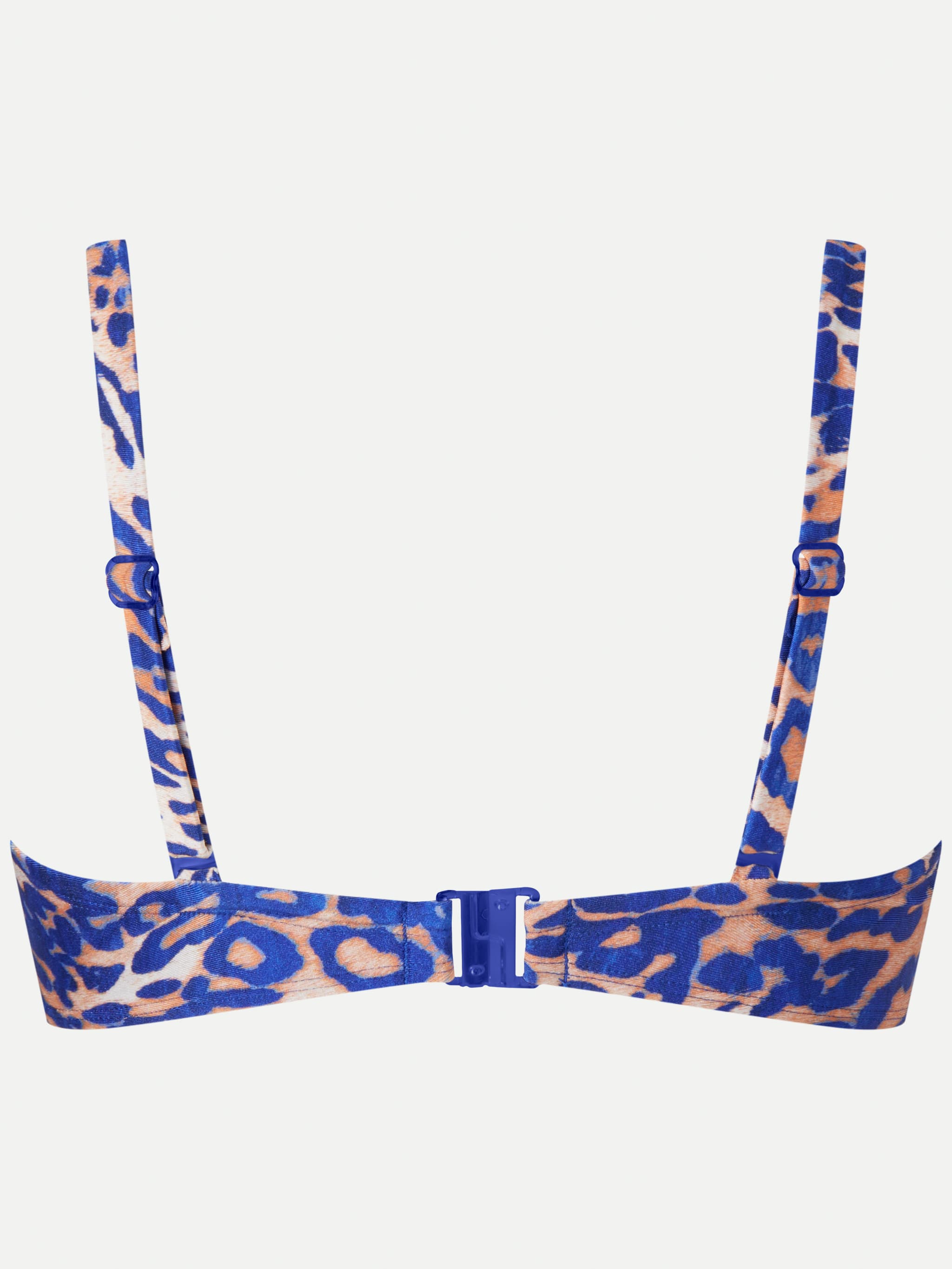 Padded Britt (strapless) - Wavy leopard