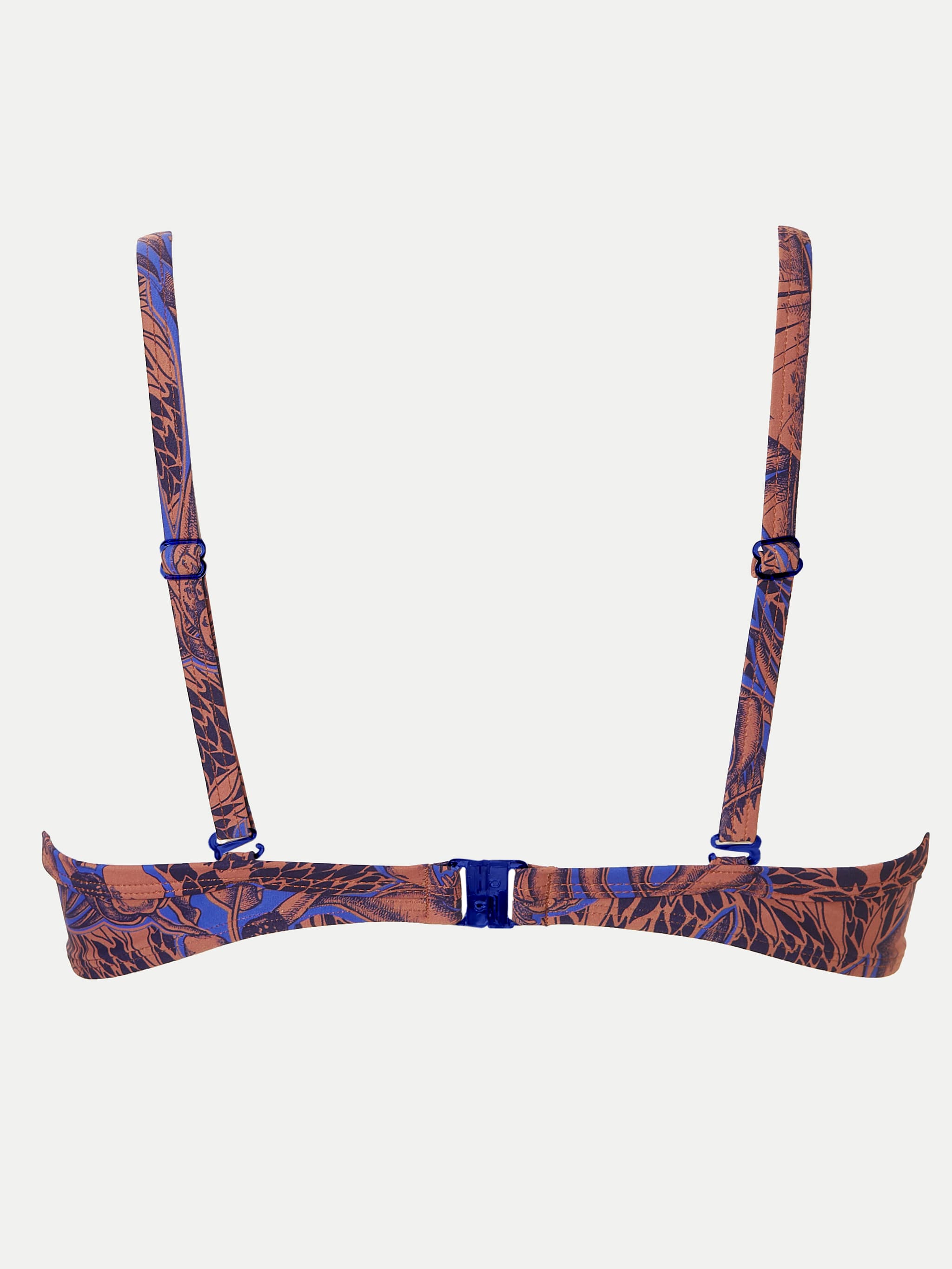 Babette Bikini Top - Bloemen / Zwart
