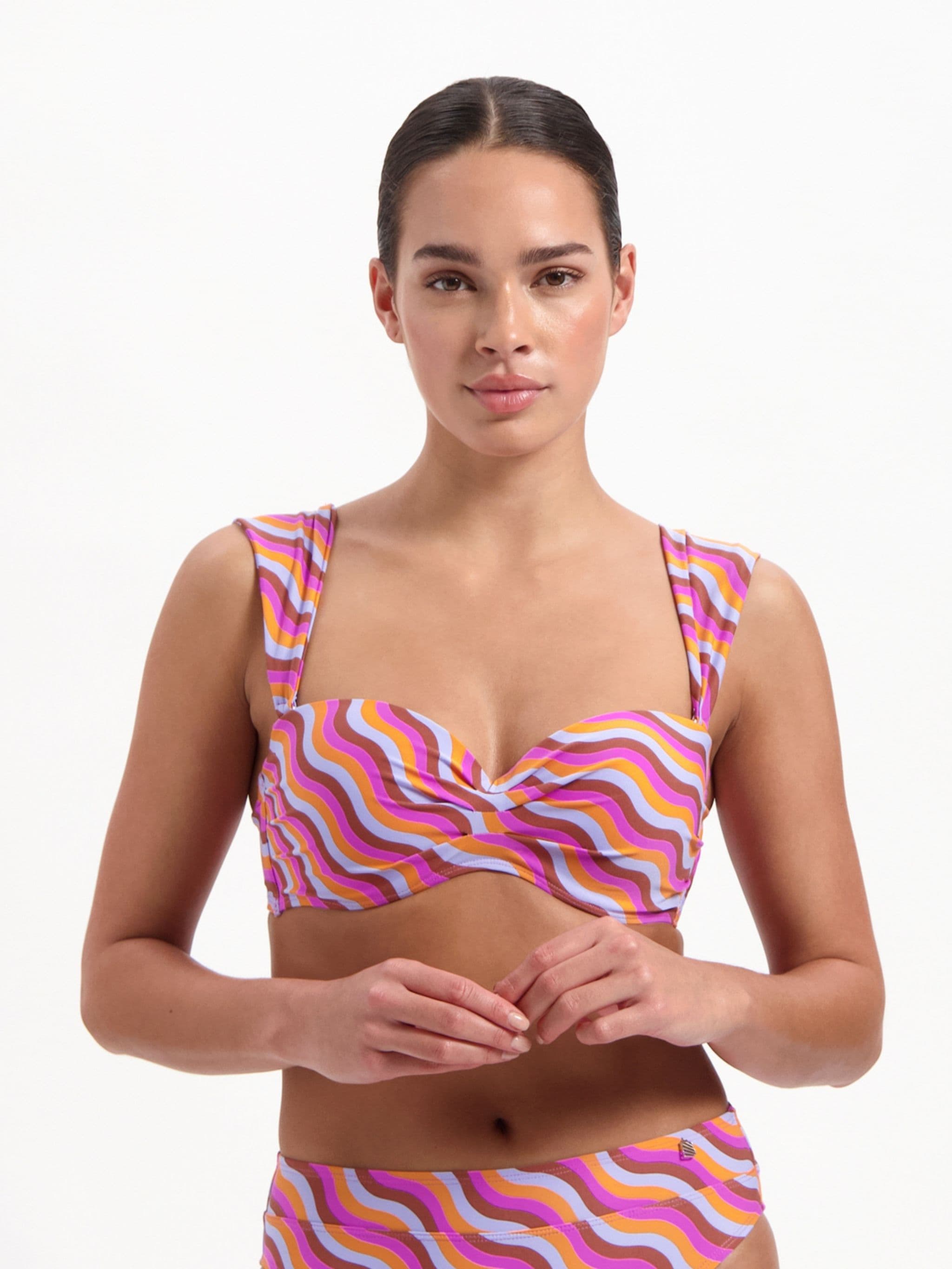 Bandeau Bikini Top - Multicolor