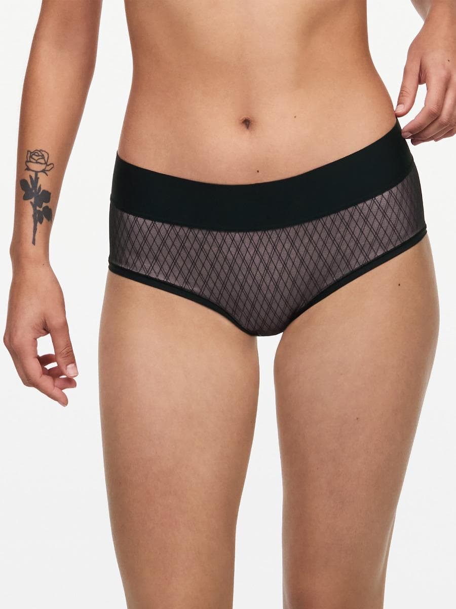 Hipster - Zwart / Beige