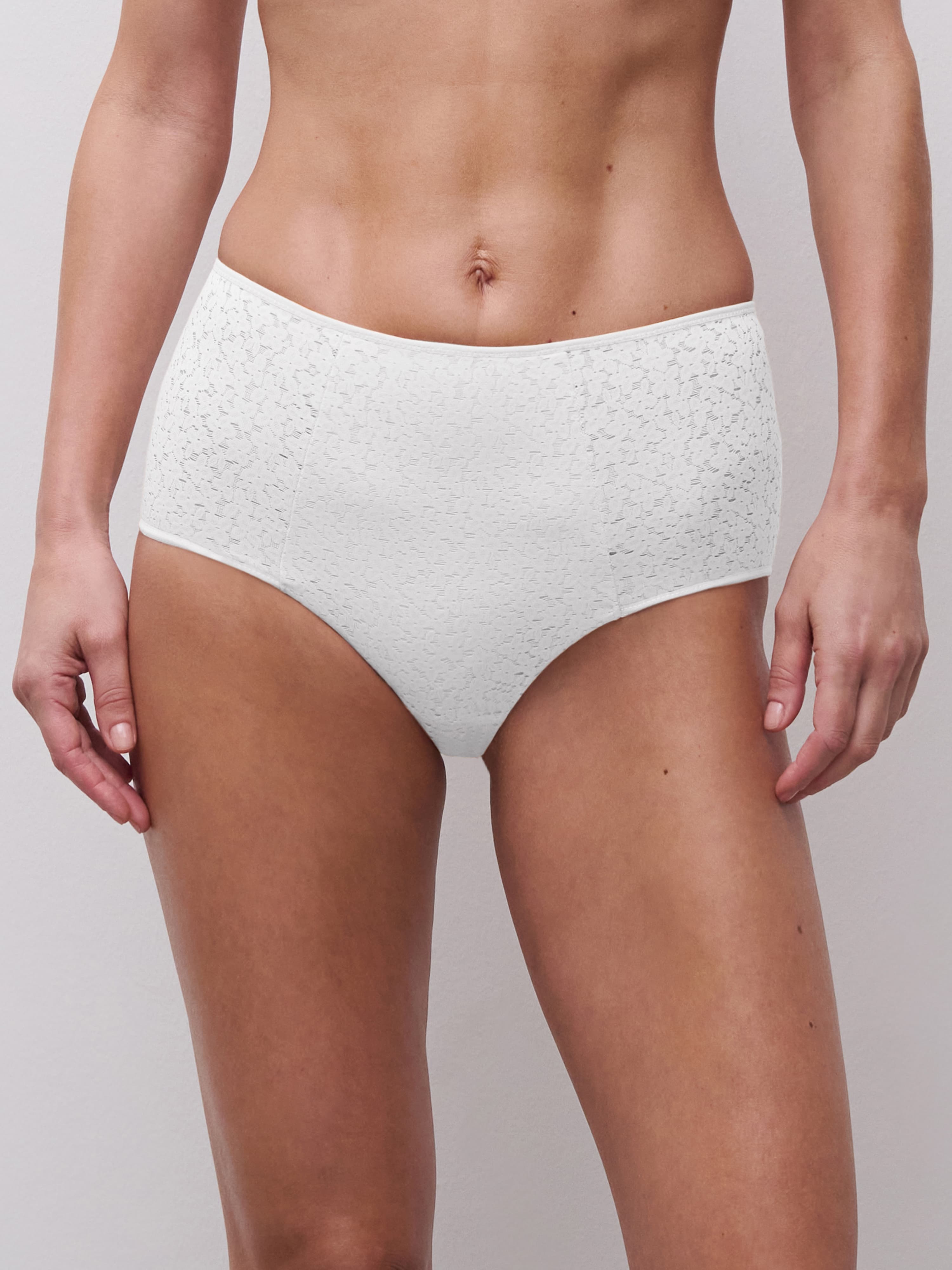 Hoge taille slip - Wit