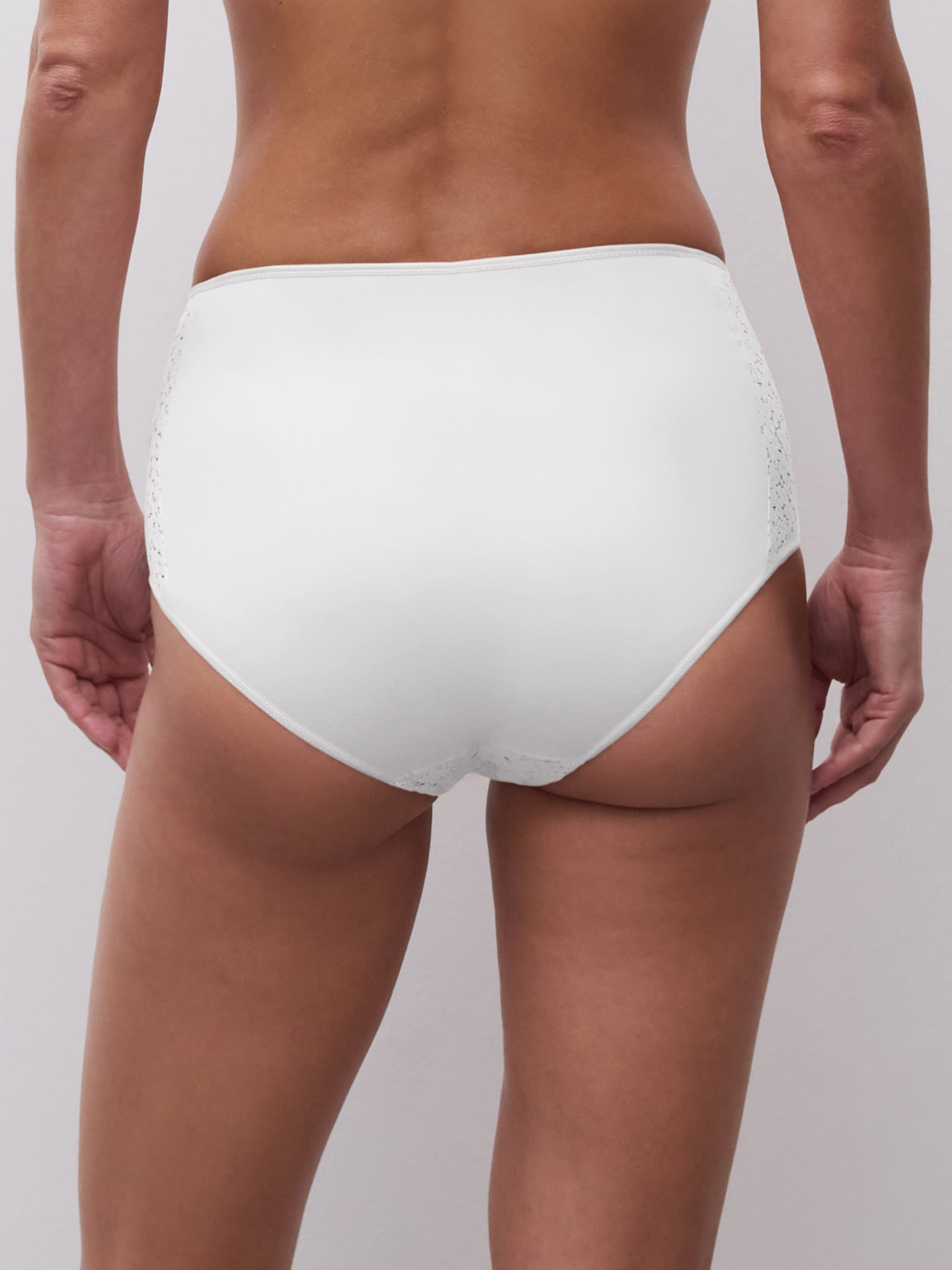 Hoge taille slip - Wit