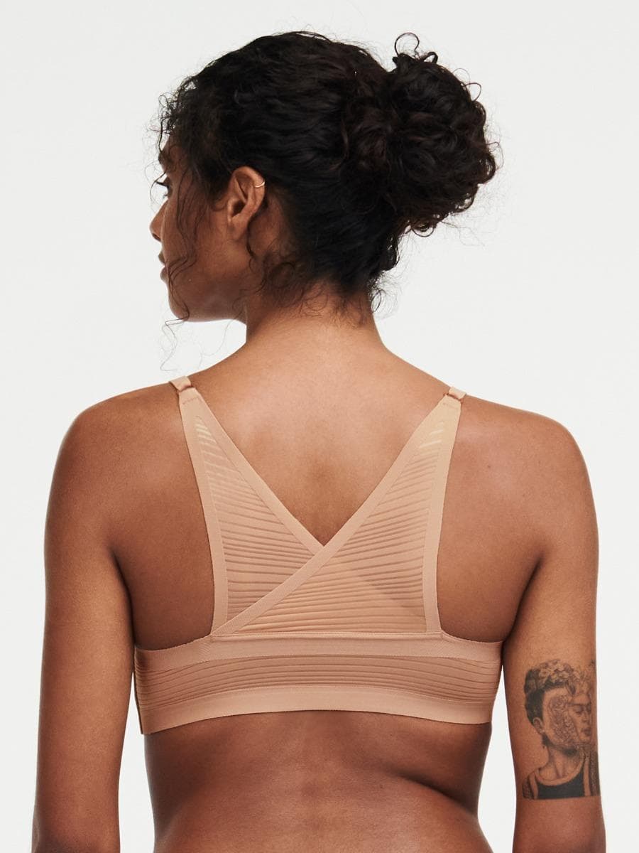 SoftStretch Padded Bralette - Clay Nude