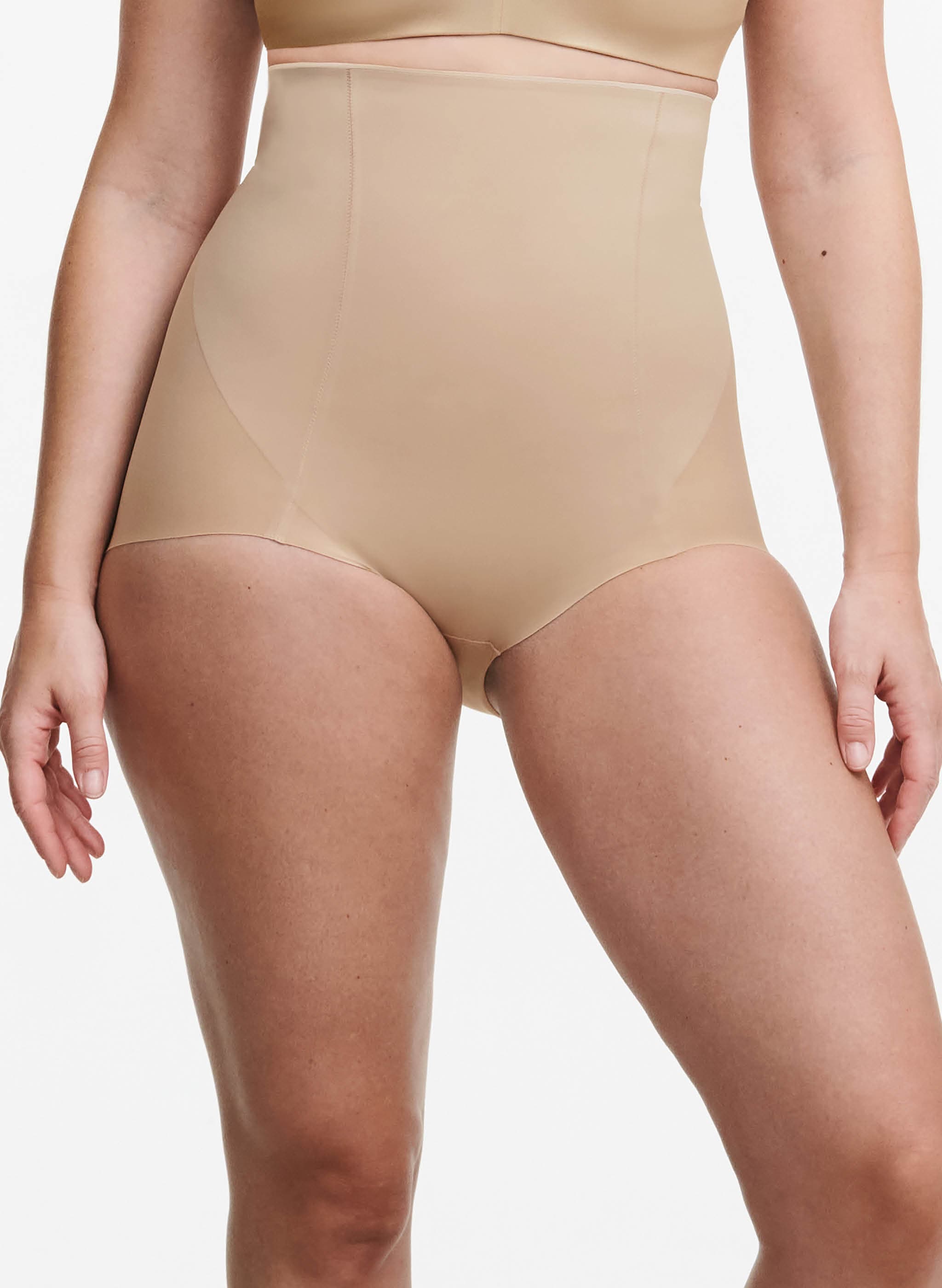 Corrigerende Hoge Taille Slip - Beige