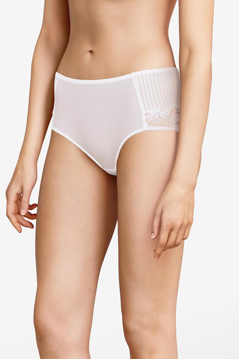 Hoge Taille Slip - Wit
