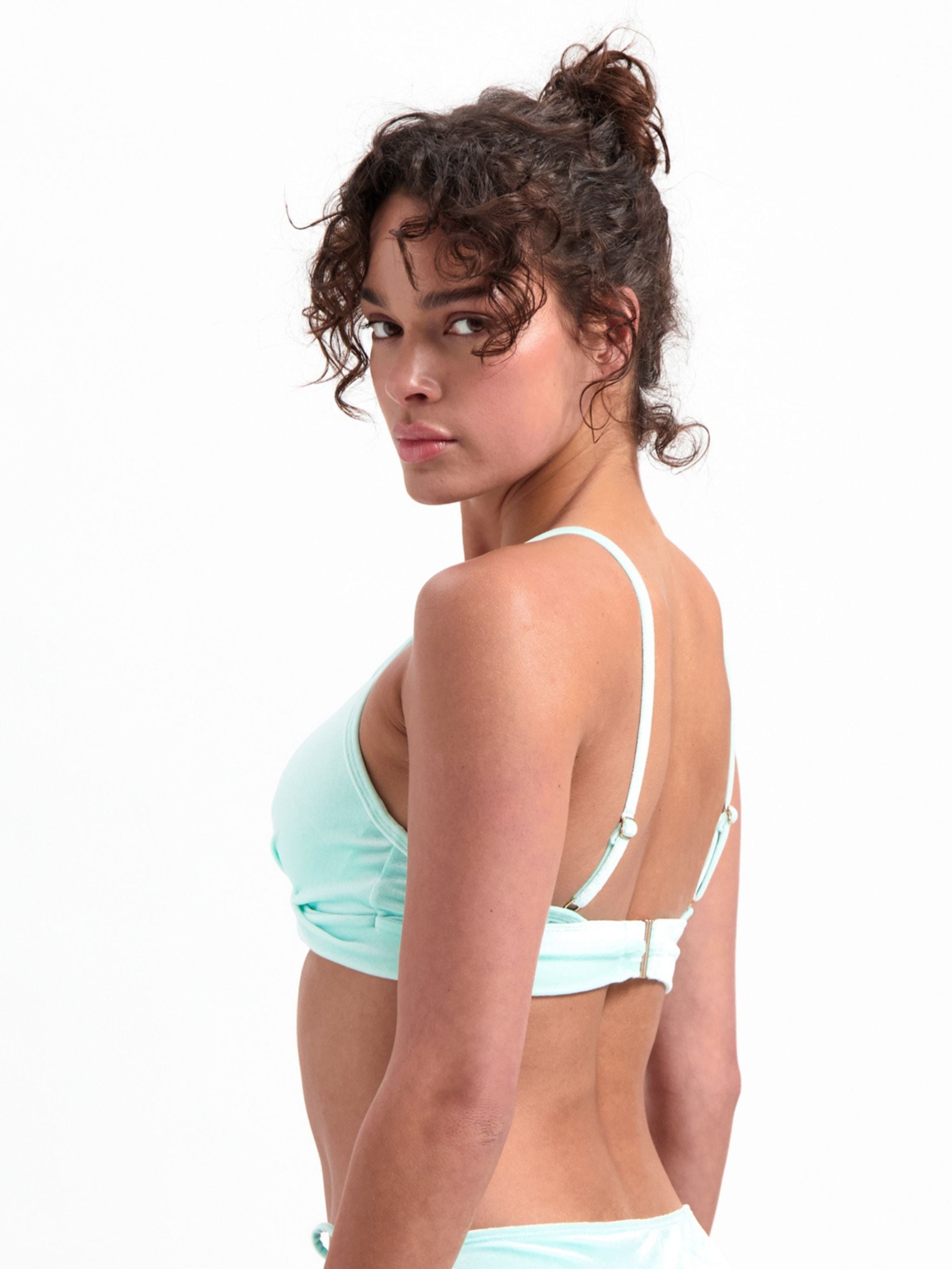 Voorgevormde beugel Bikinitop - Blauw