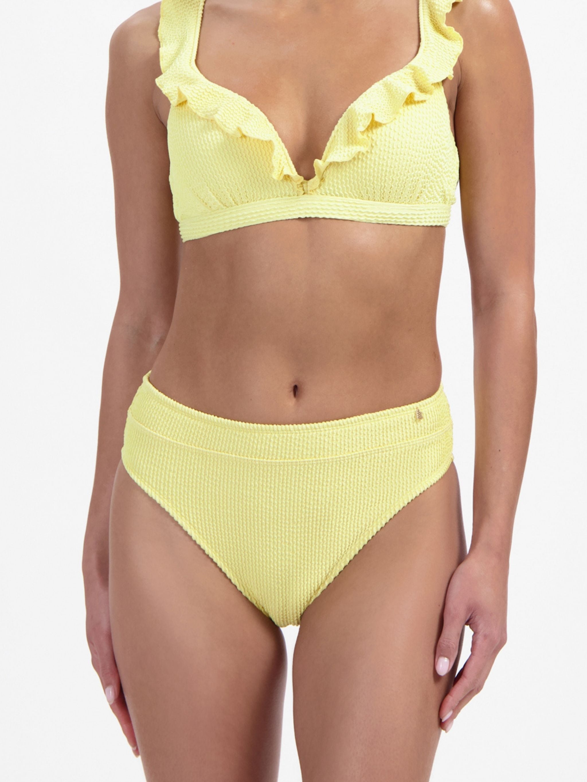 High Waist Bikinibroekje - Lemon