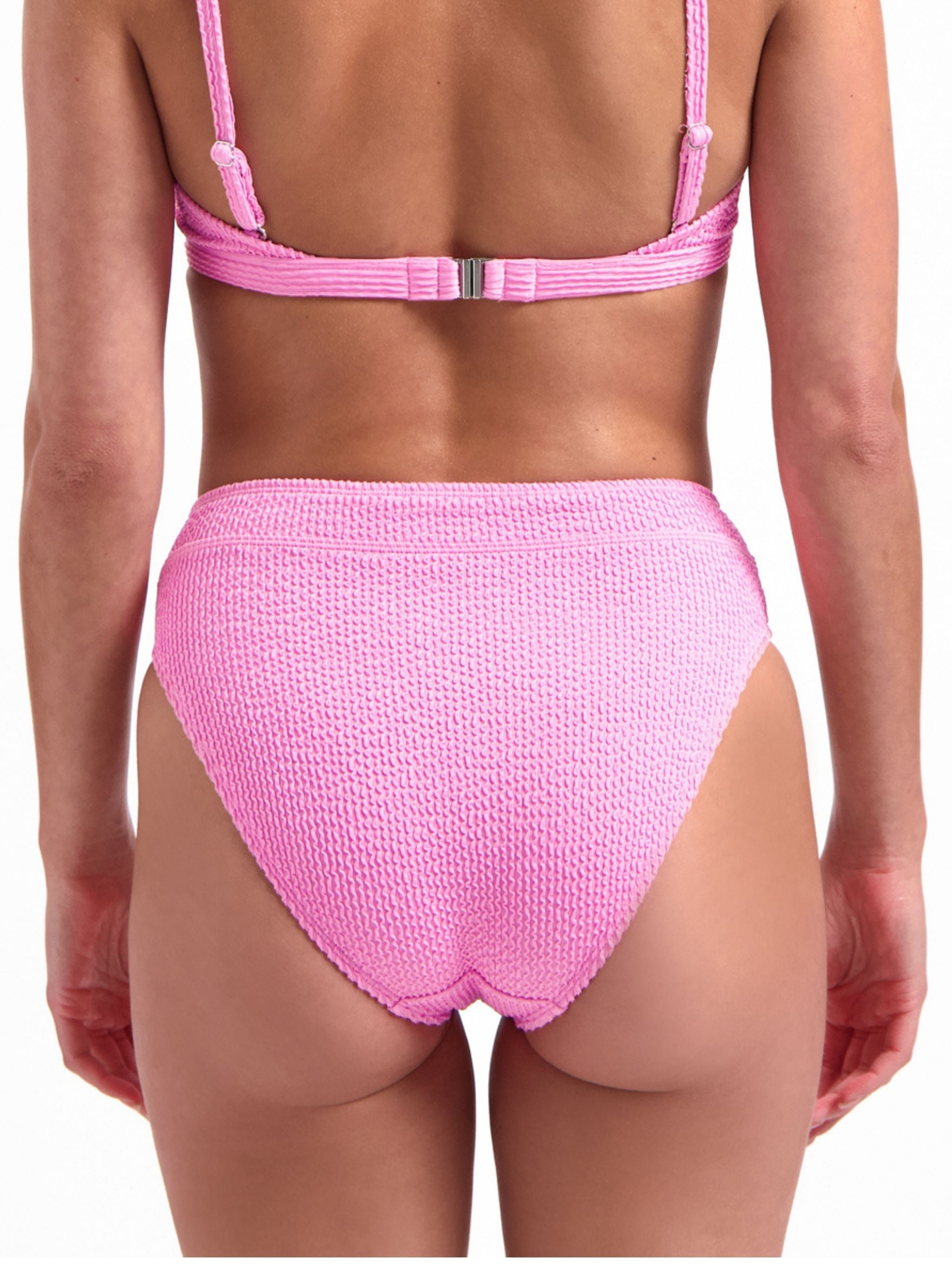 High Waist Bikinibroekje - Rose Blush