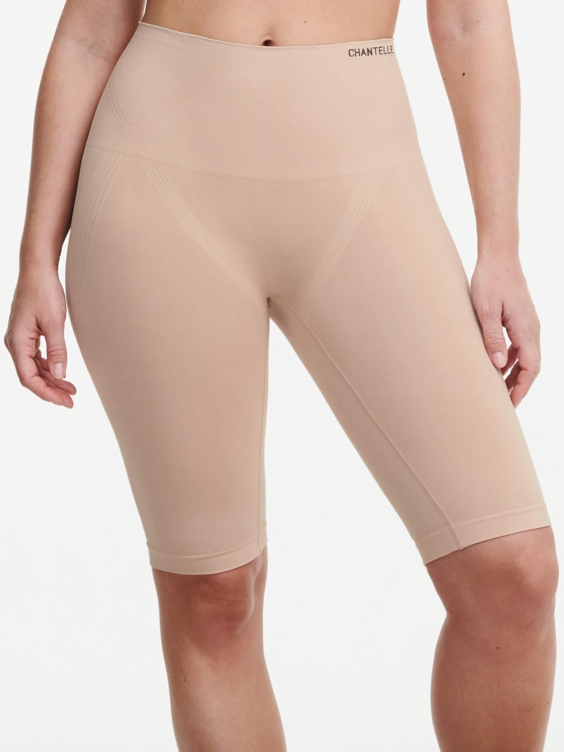 Smooth Comfort Shapewear - High waist Long Short - Clay Nude