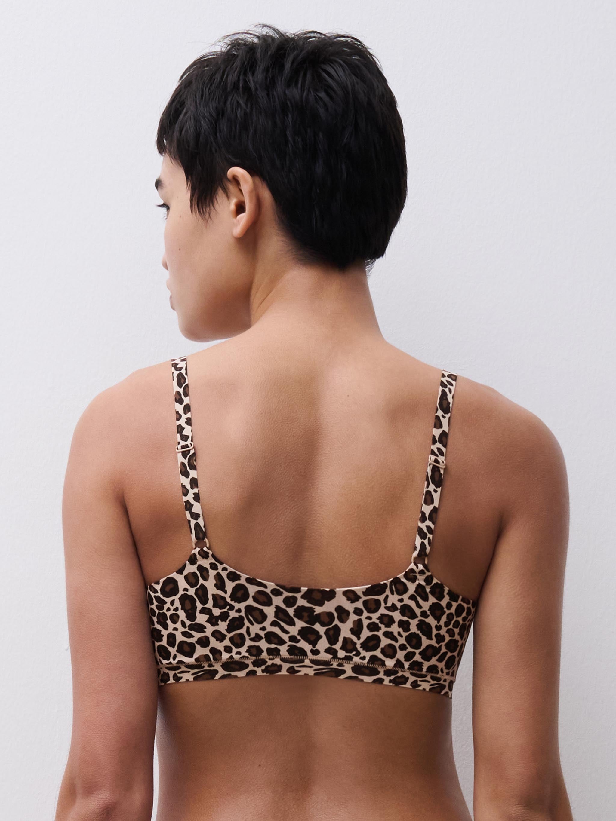 SoftStretch Padded Bralette - Leopard print
