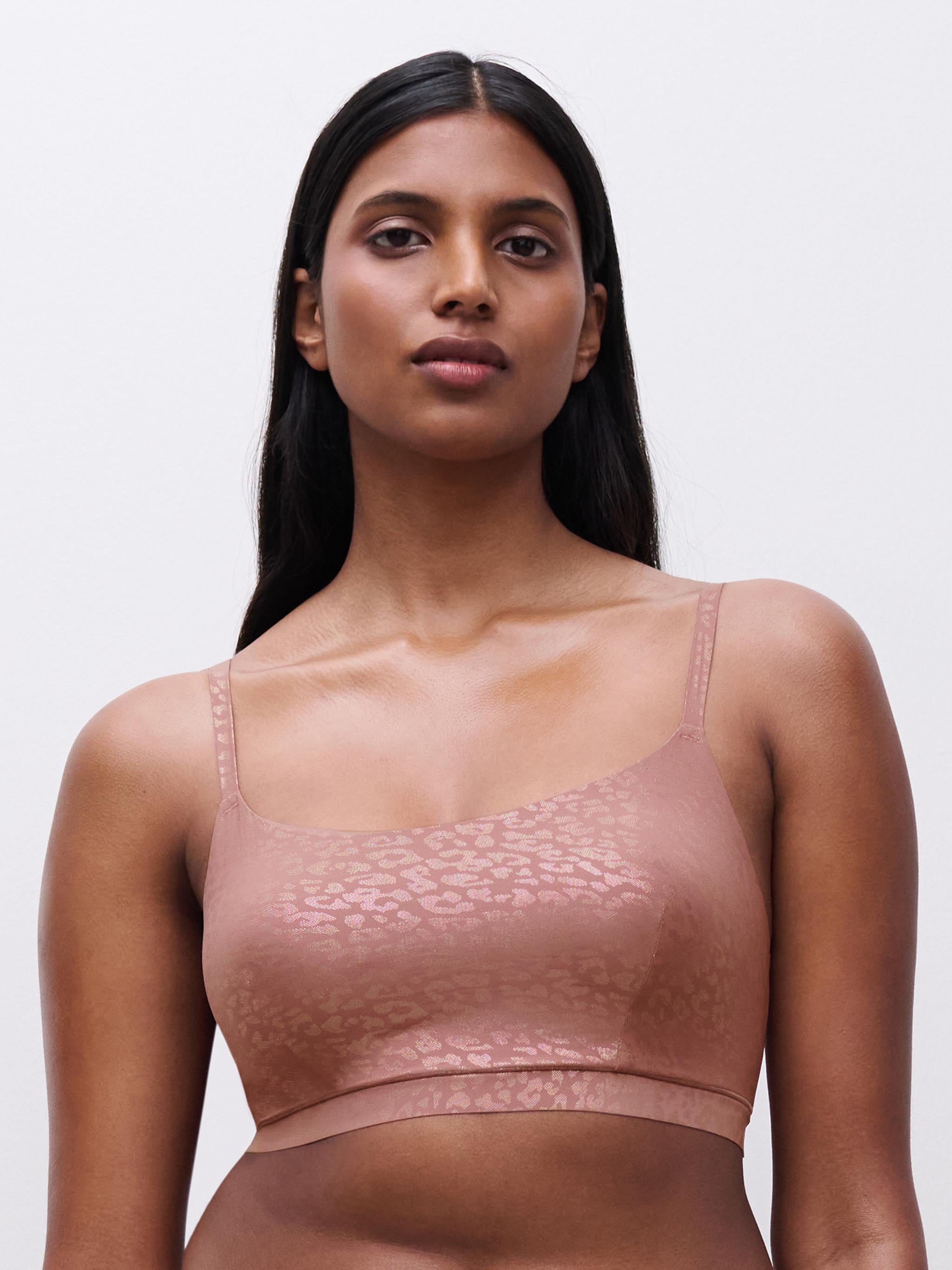 Softstretch Padded Bralette - Pink Leo Shimmer