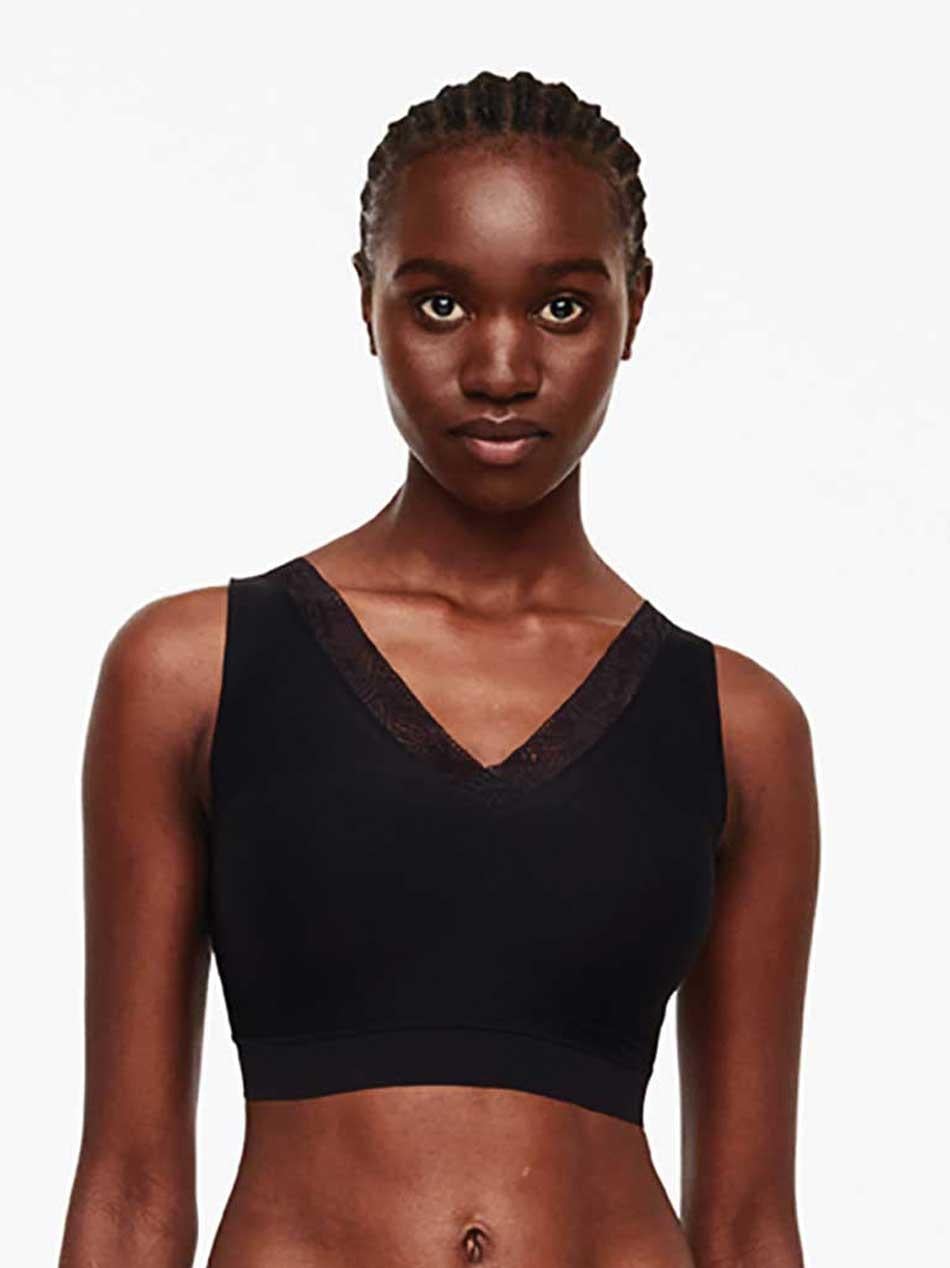 Beugelloze top - Zwart