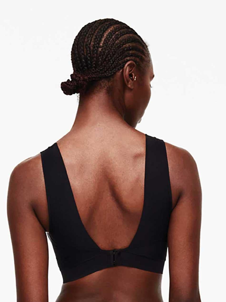 Beugelloze top - Zwart