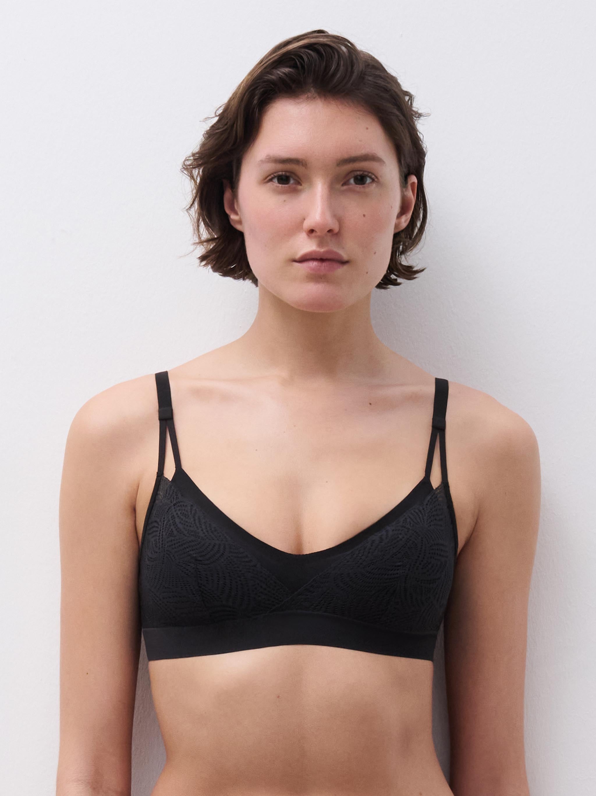 Softstretch Padded Bralette  - Zwart