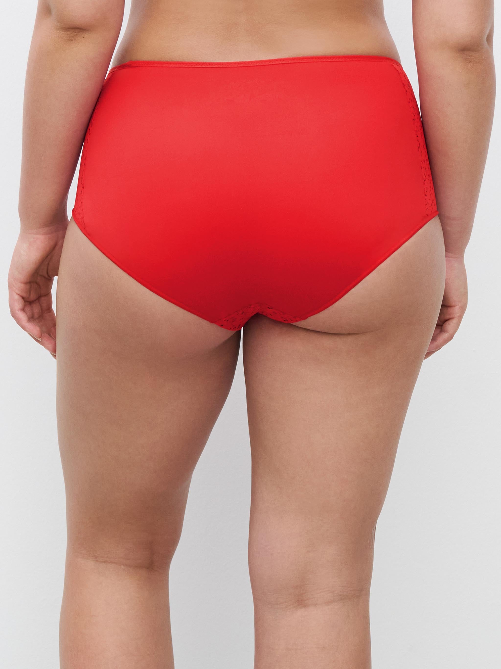 Hoge taille slip - Poppy Red