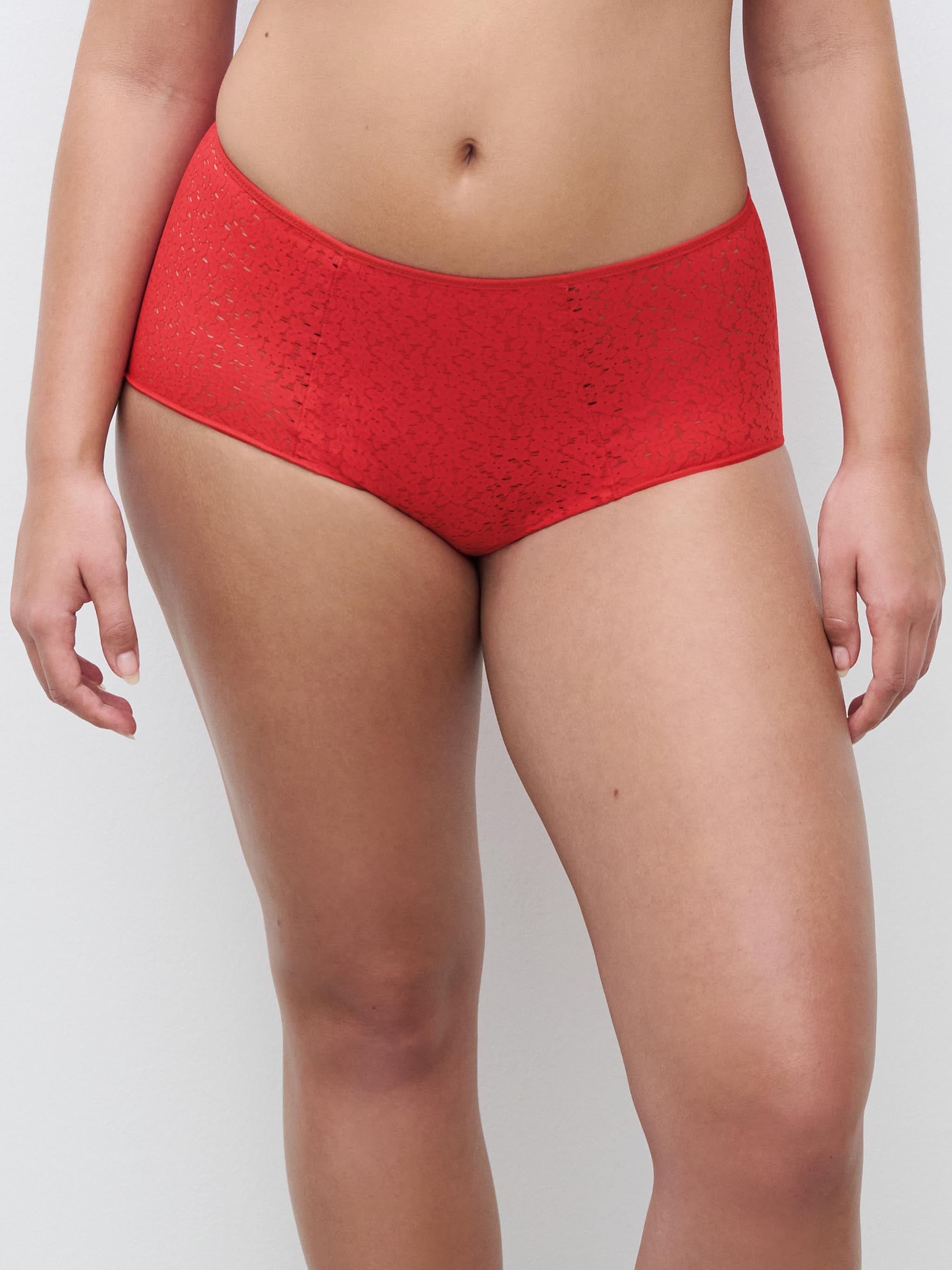 Hoge taille slip - Poppy Red