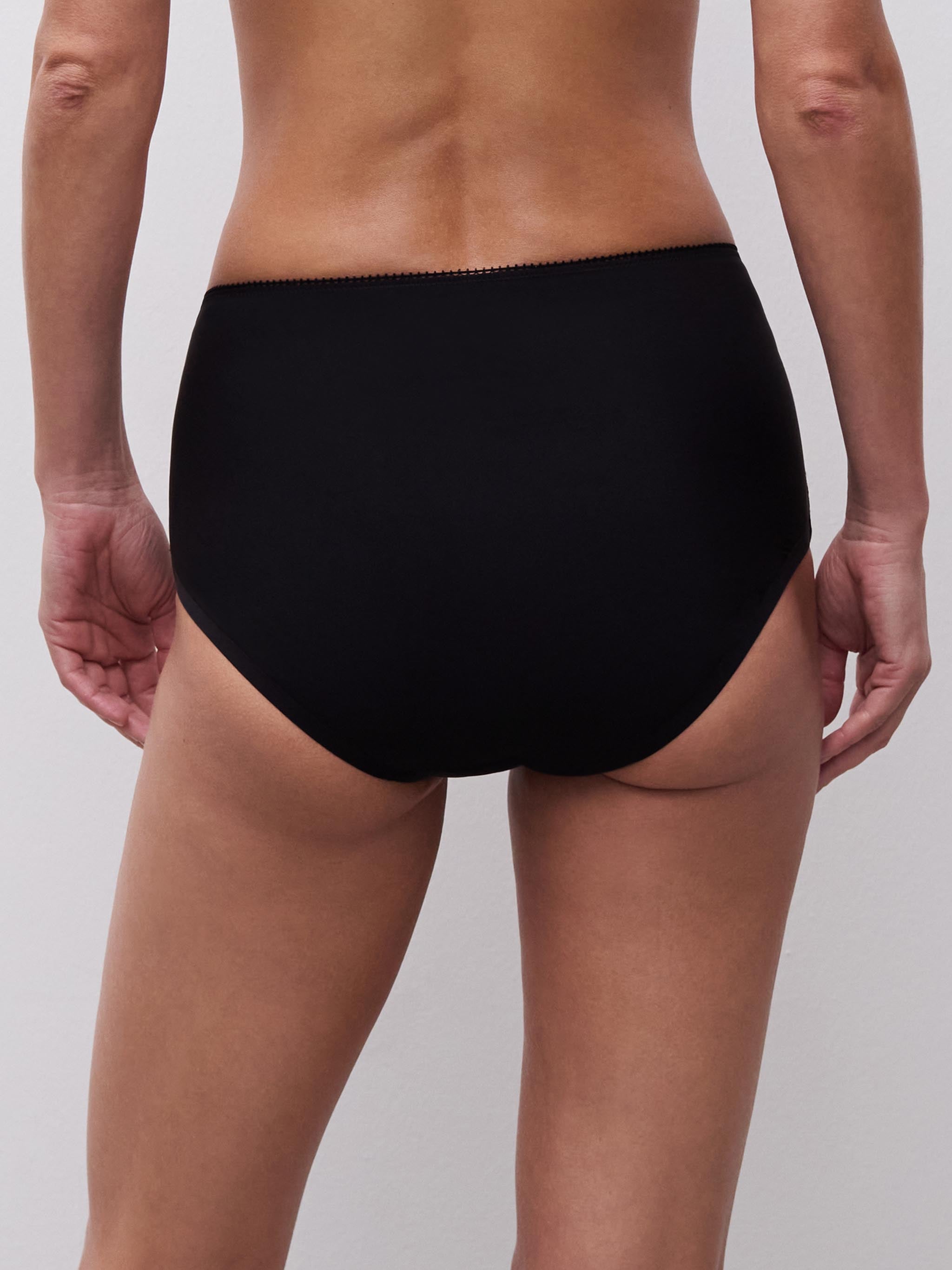 Hoge Taille slip - Zwart