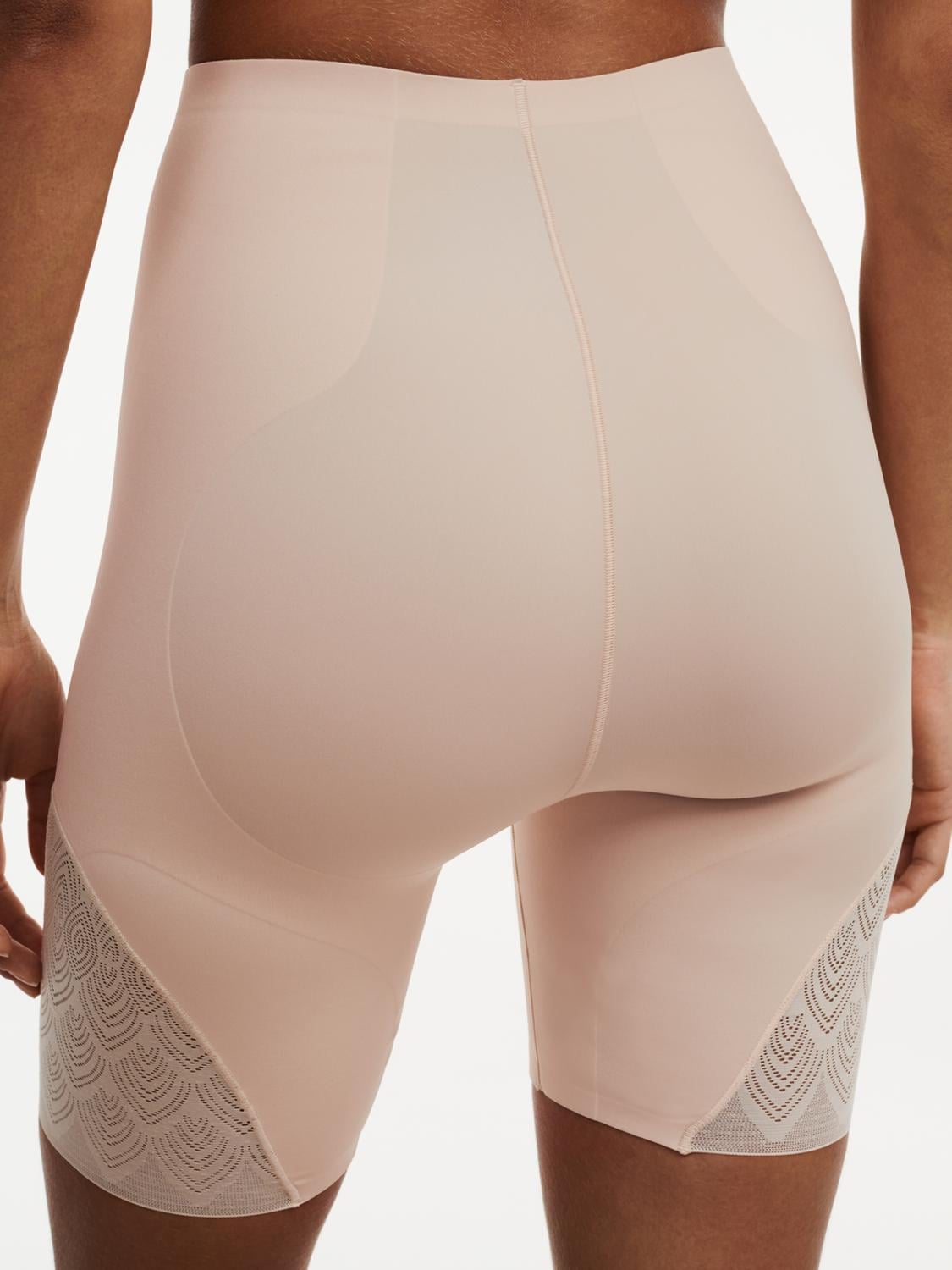 Corrigerende Hoge Taille Slip met Pijpjes - Goudkleurig Beige