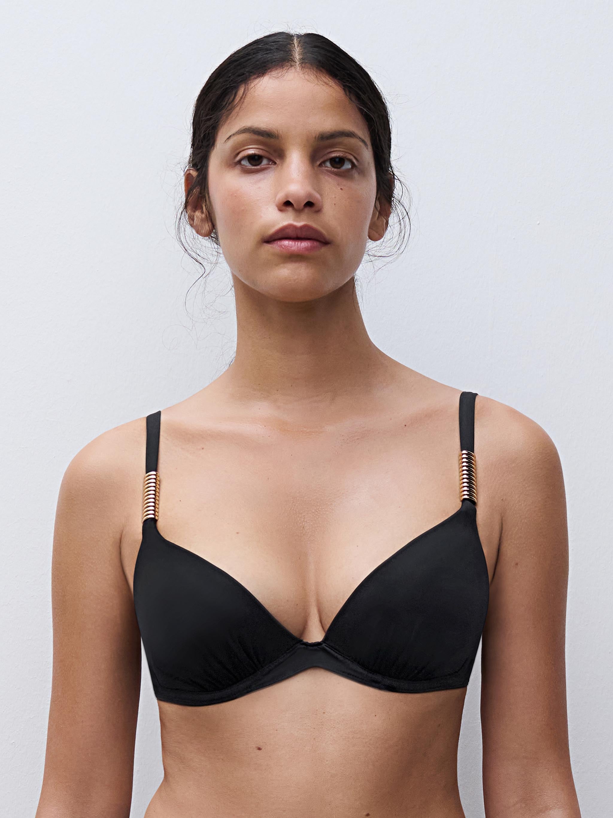 Push up Bikinitop - Zwart