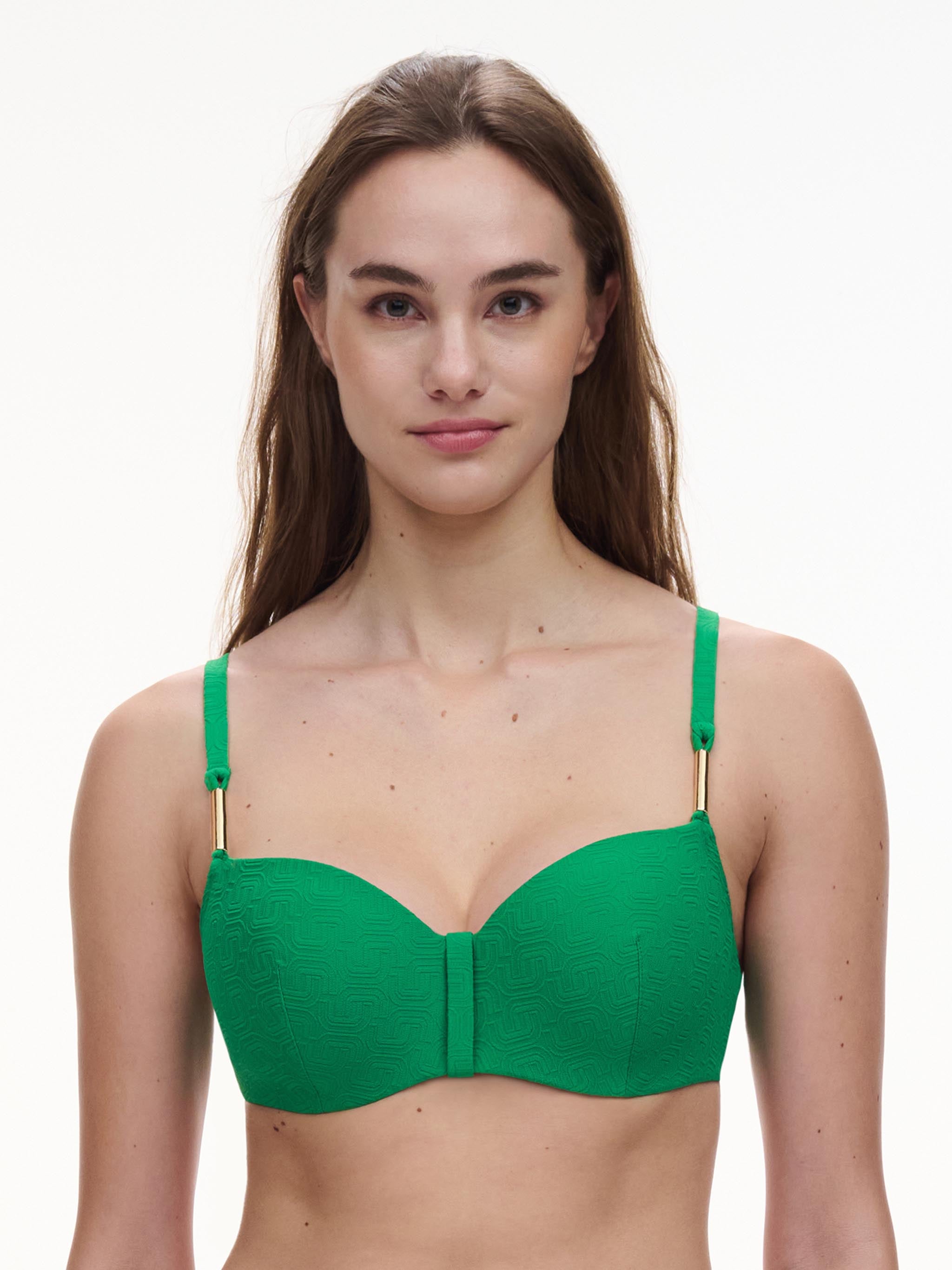 Voorgevormde Bikinitop - Emerald green