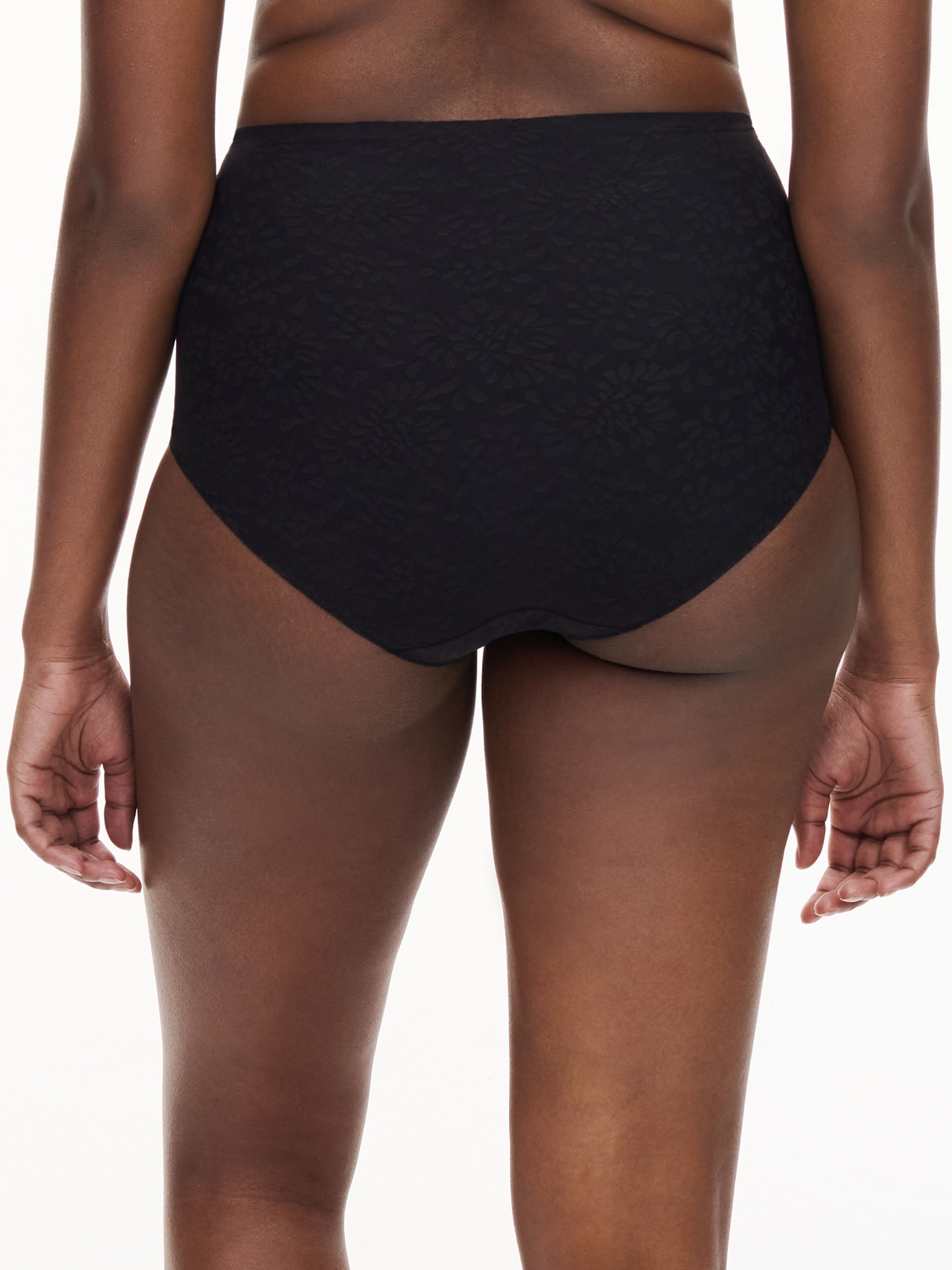 Hoge Taille Slip - Zwart